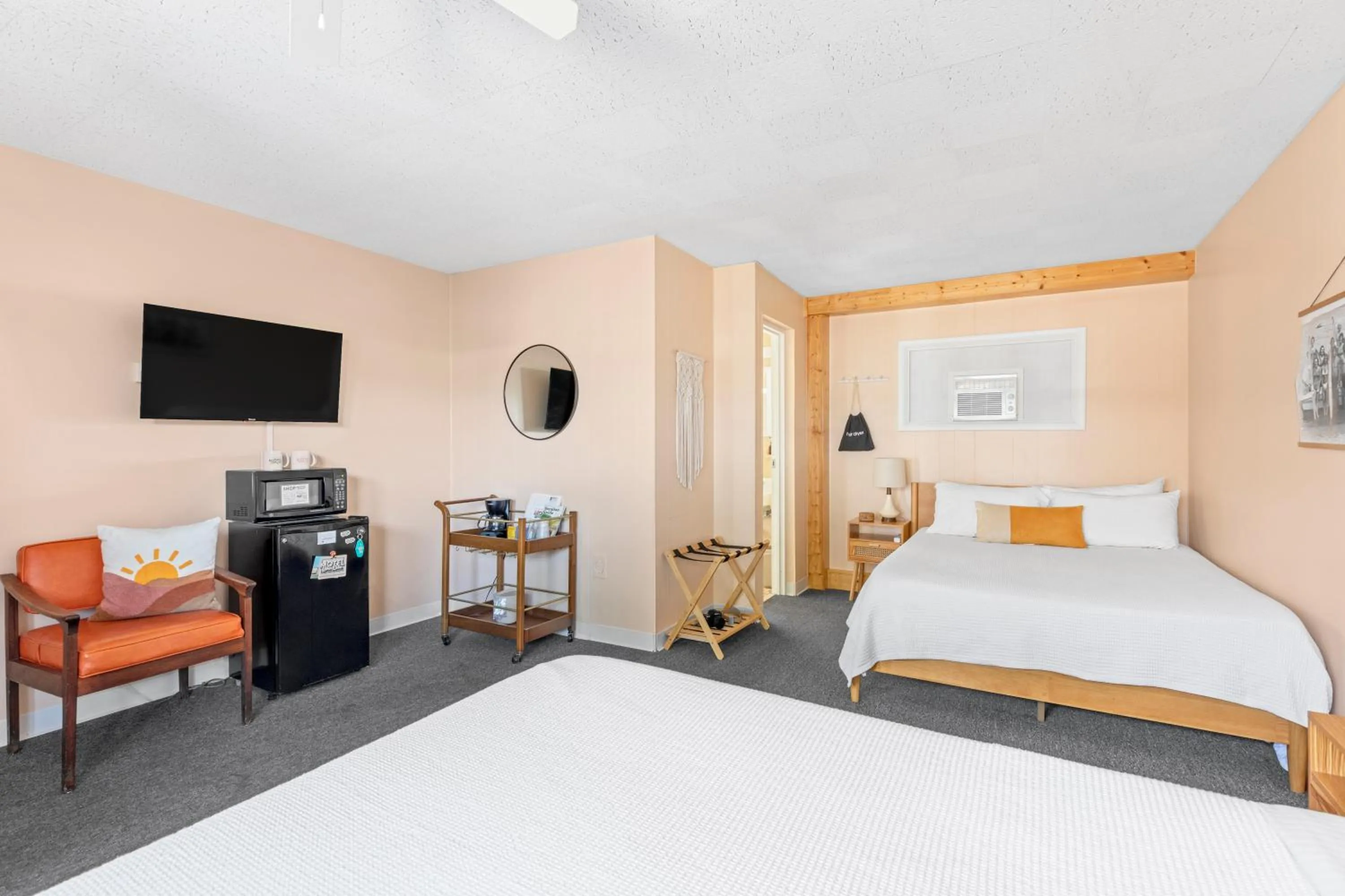 Bed in Motel Bear Lake