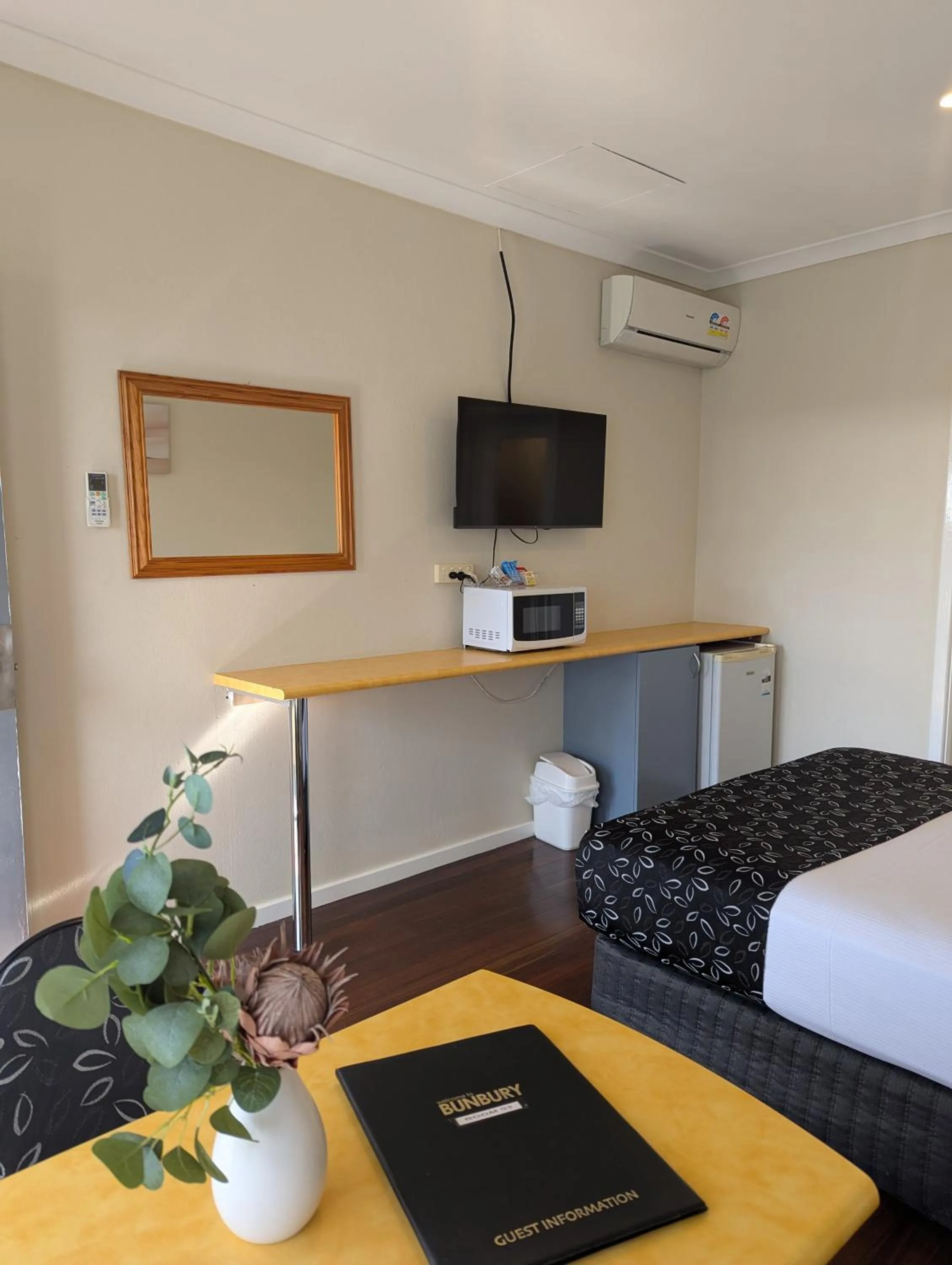 Bed in Ocean Drive Motel