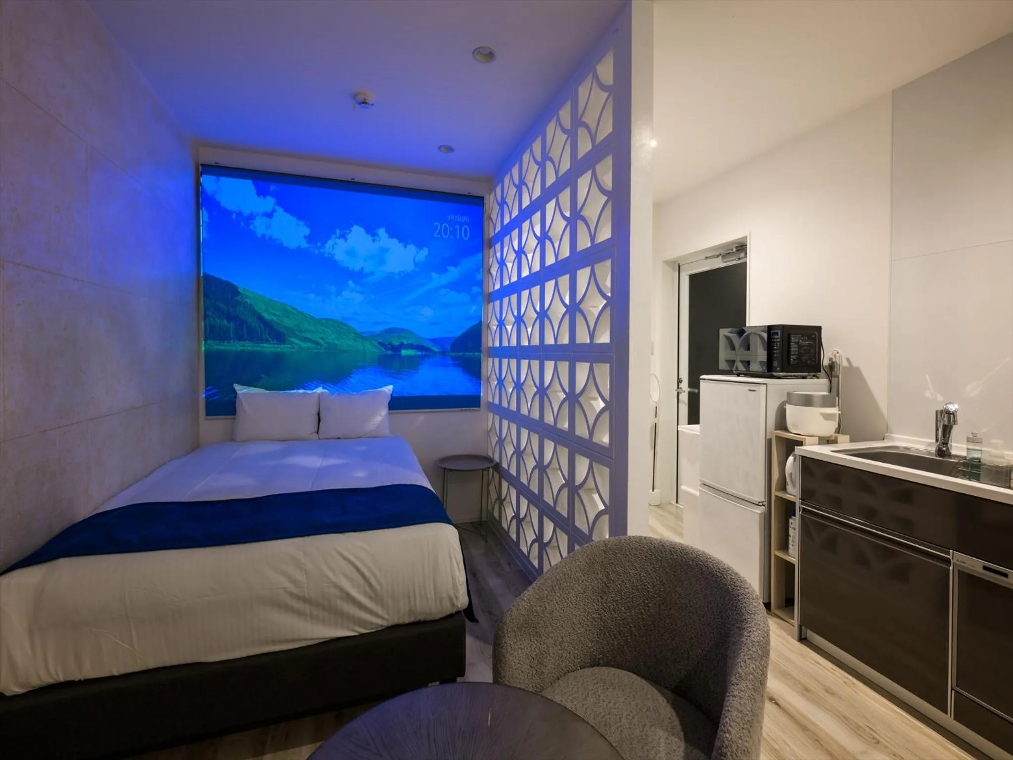 Photo of the whole room, Bed in abundance okinawa