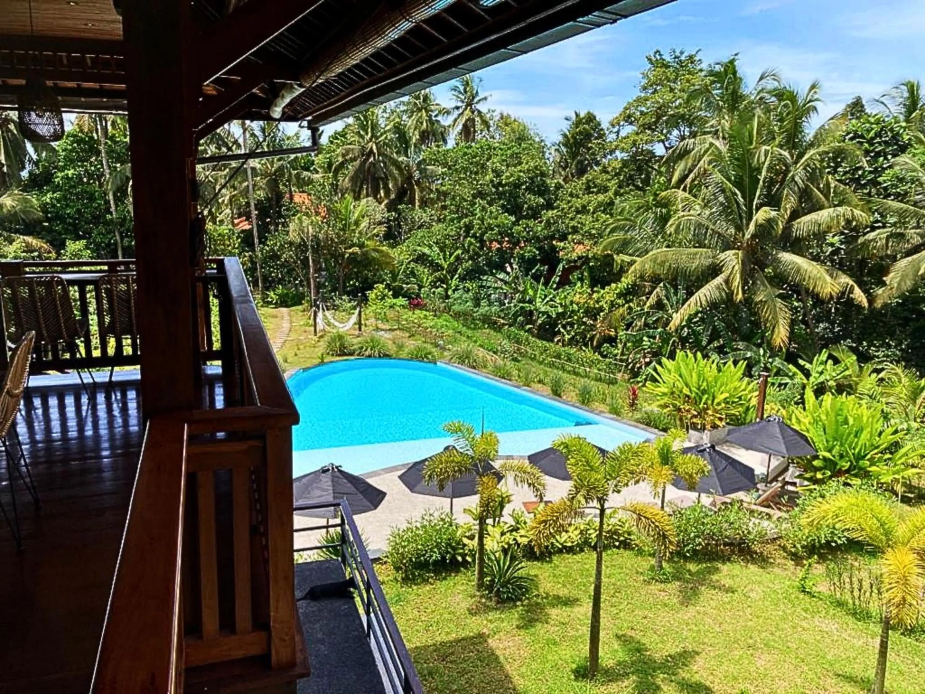 Pool view in Antagana Retreat