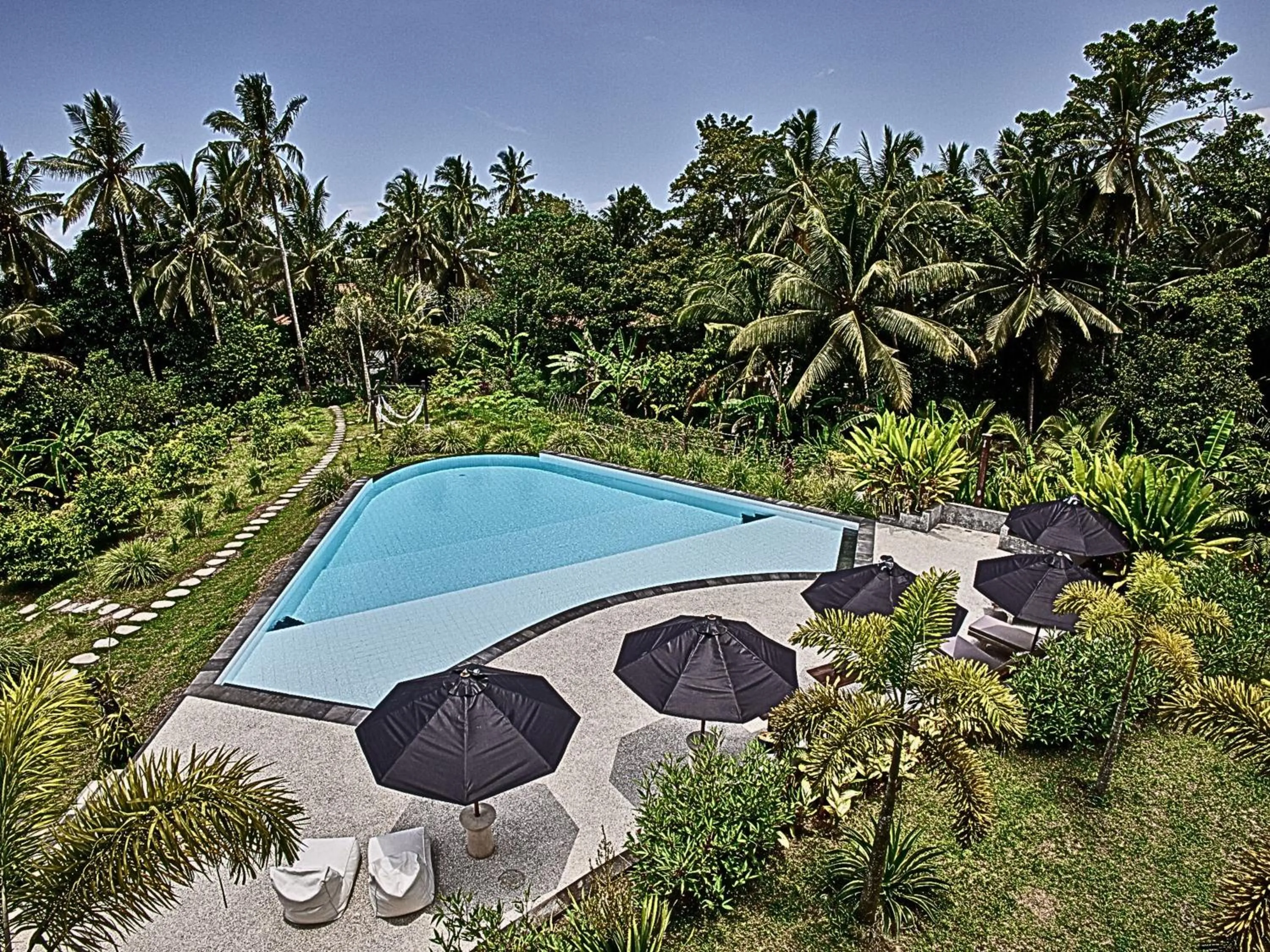 Pool view in Antagana Retreat