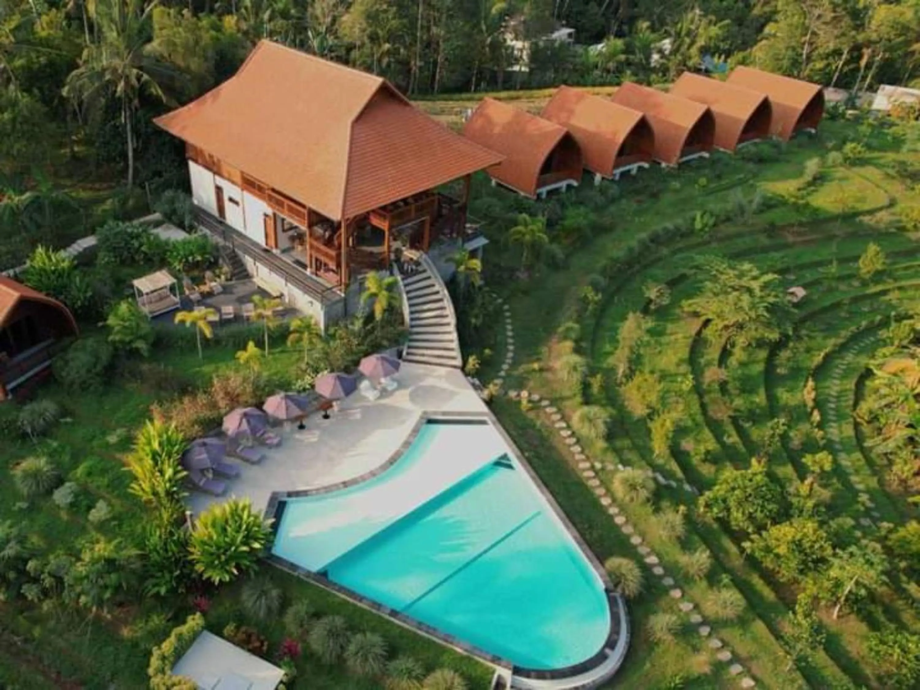 Swimming pool in Antagana Retreat