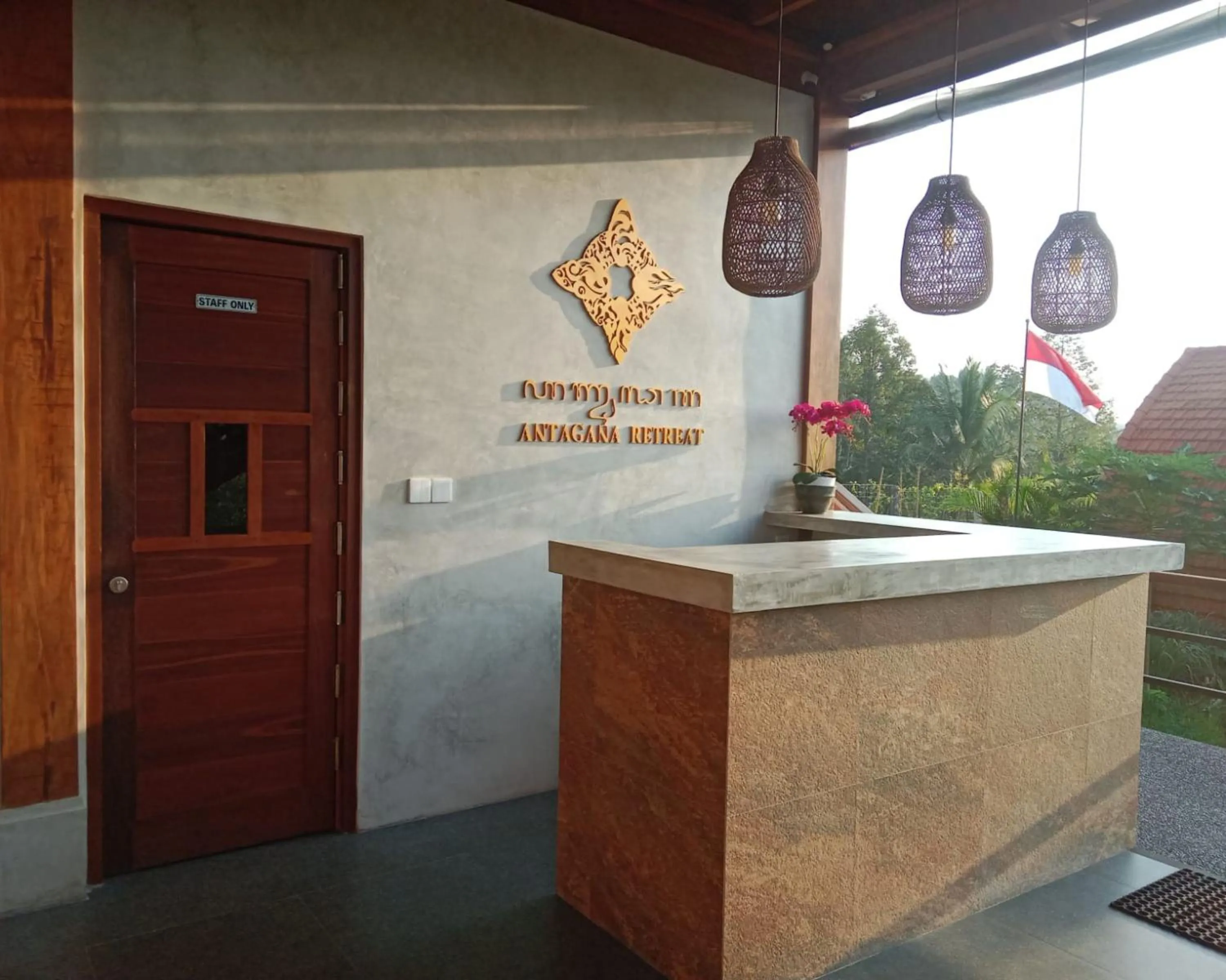 Lobby or reception in Antagana Retreat