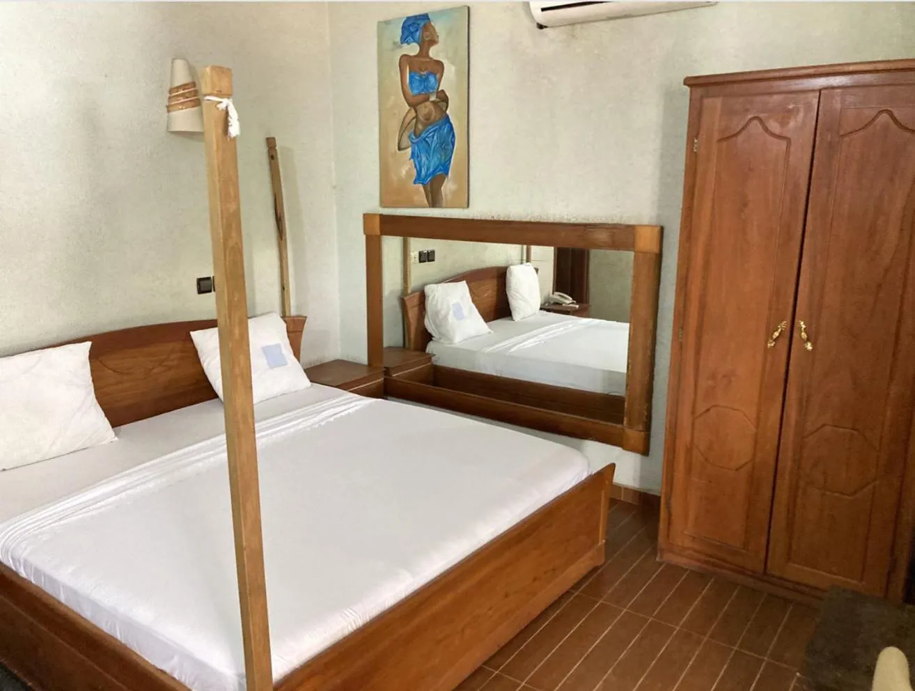 Bed in Hotel Bel Azur Hillacondji