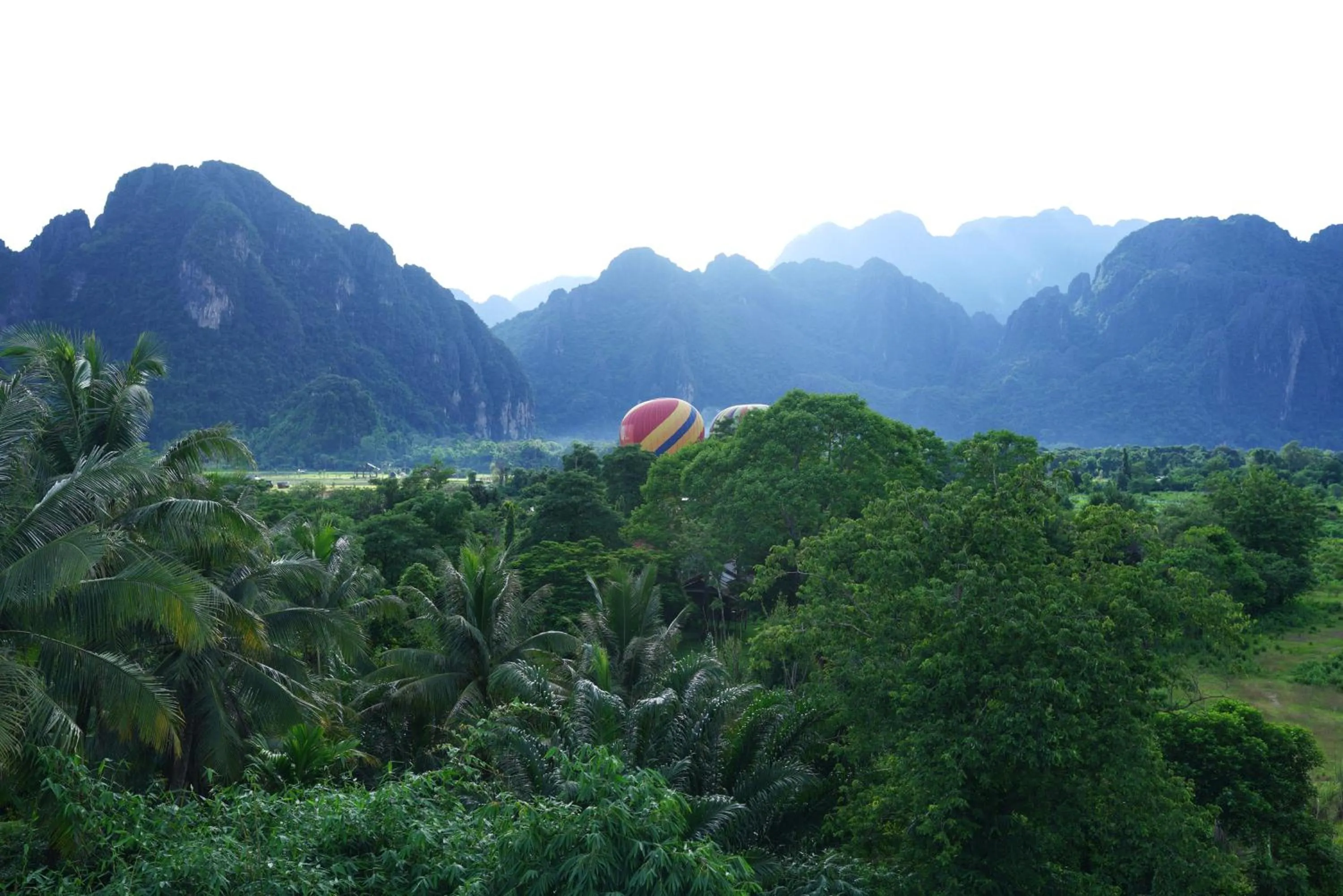 Mountain view in Mad Monkey Vang Vieng
