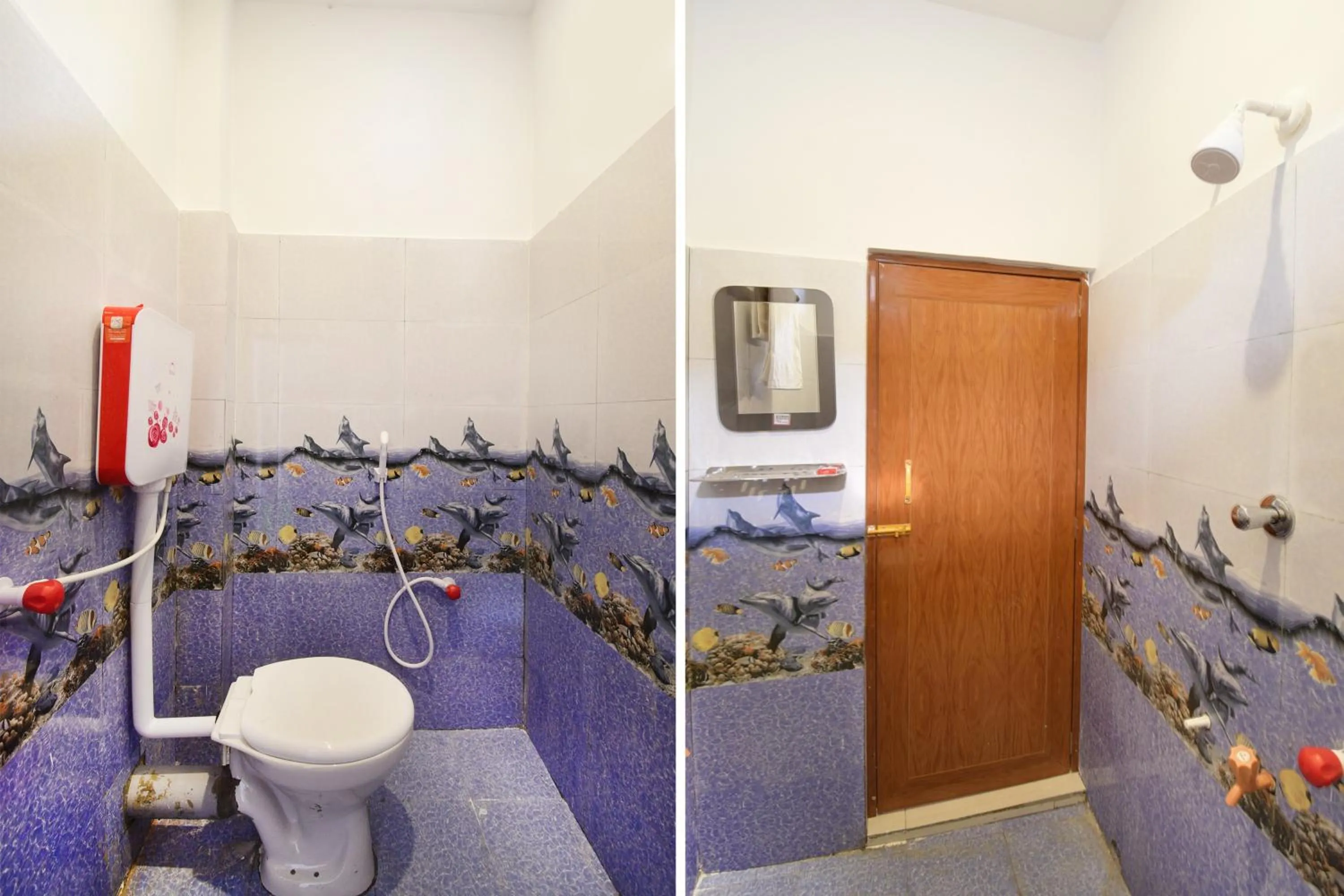 Bathroom in Hotel O Mango Leaf Hotel & Restaurant