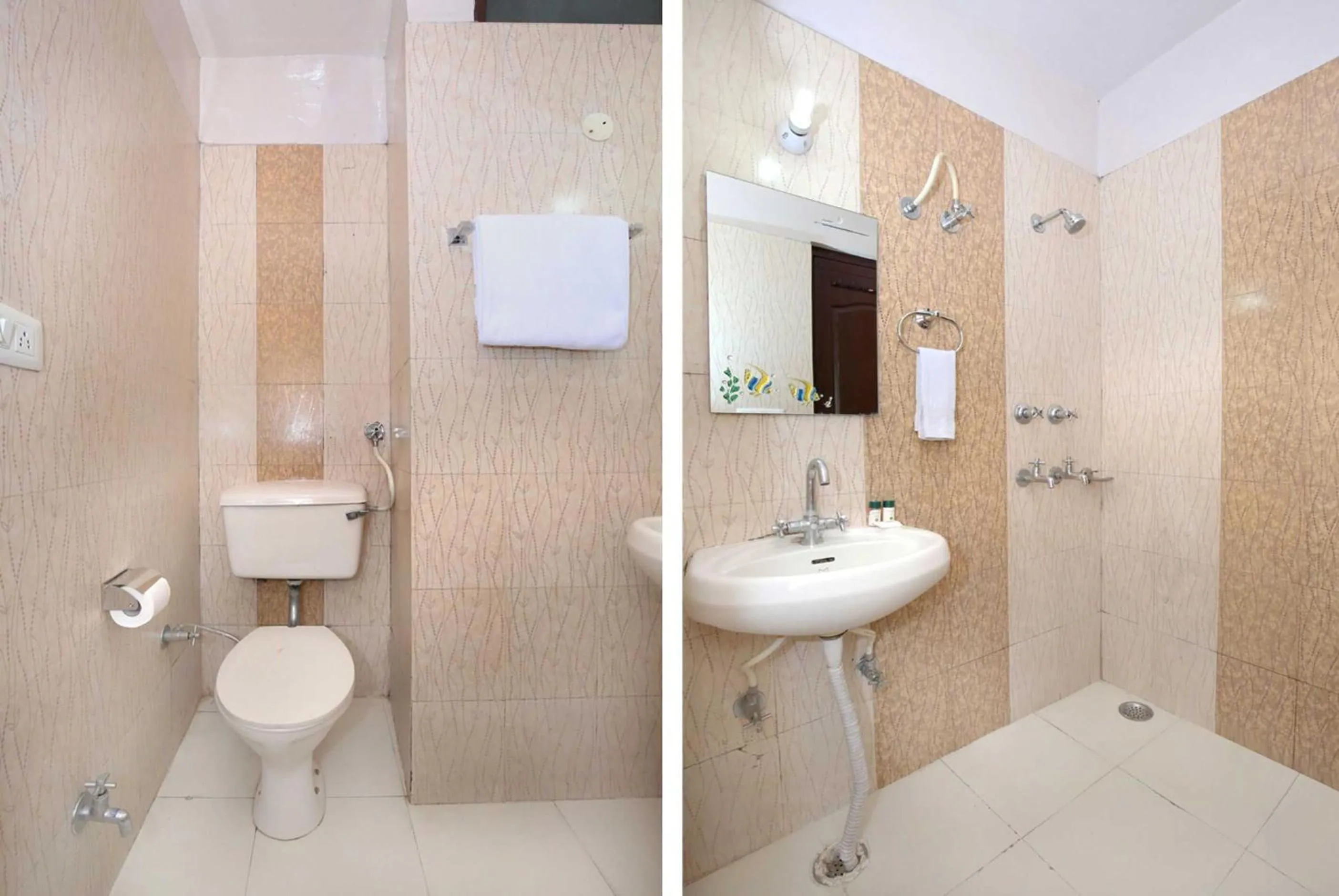 Bathroom in Hotel O Sangam 45