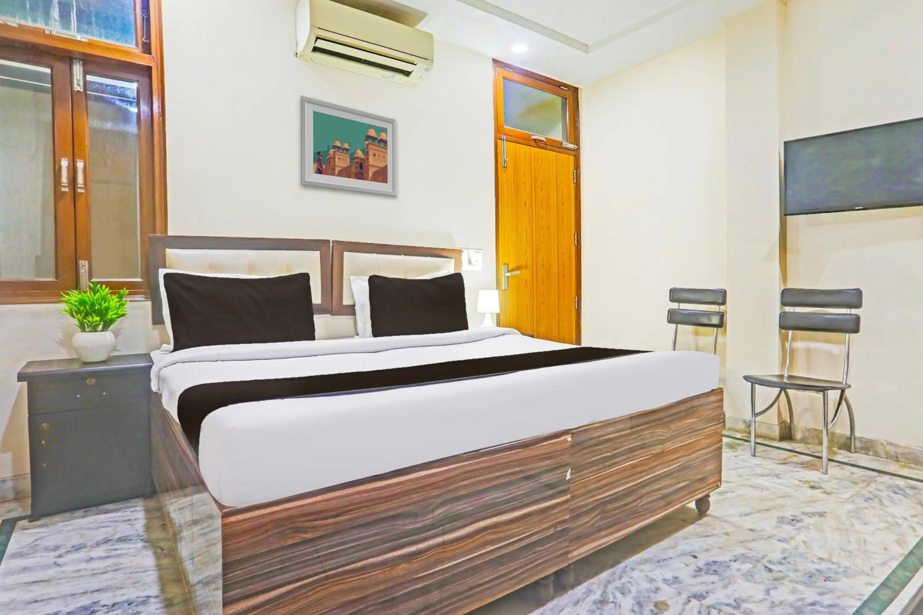 Bedroom, Bed in HOTEL O KRISHNA VILLA