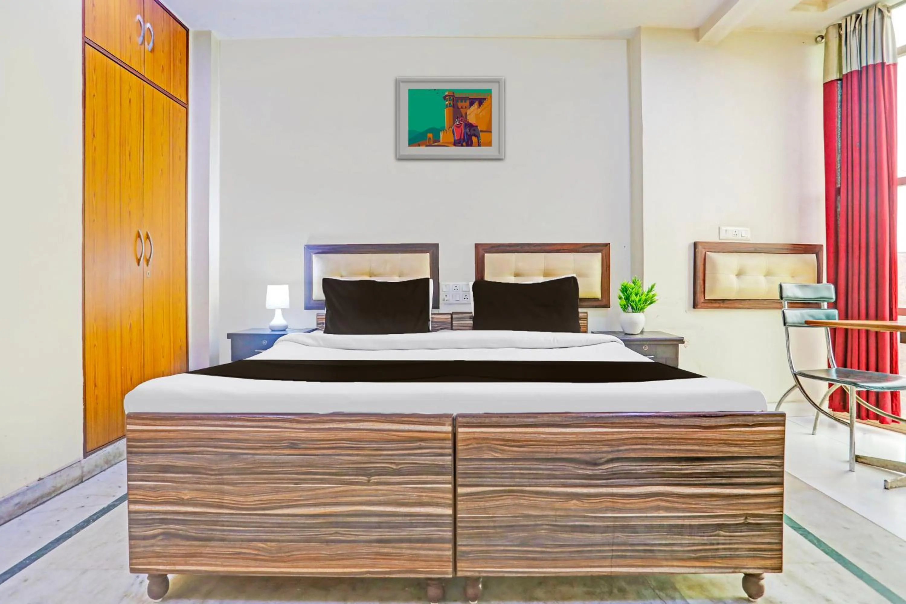 Bedroom, Bed in HOTEL O KRISHNA VILLA