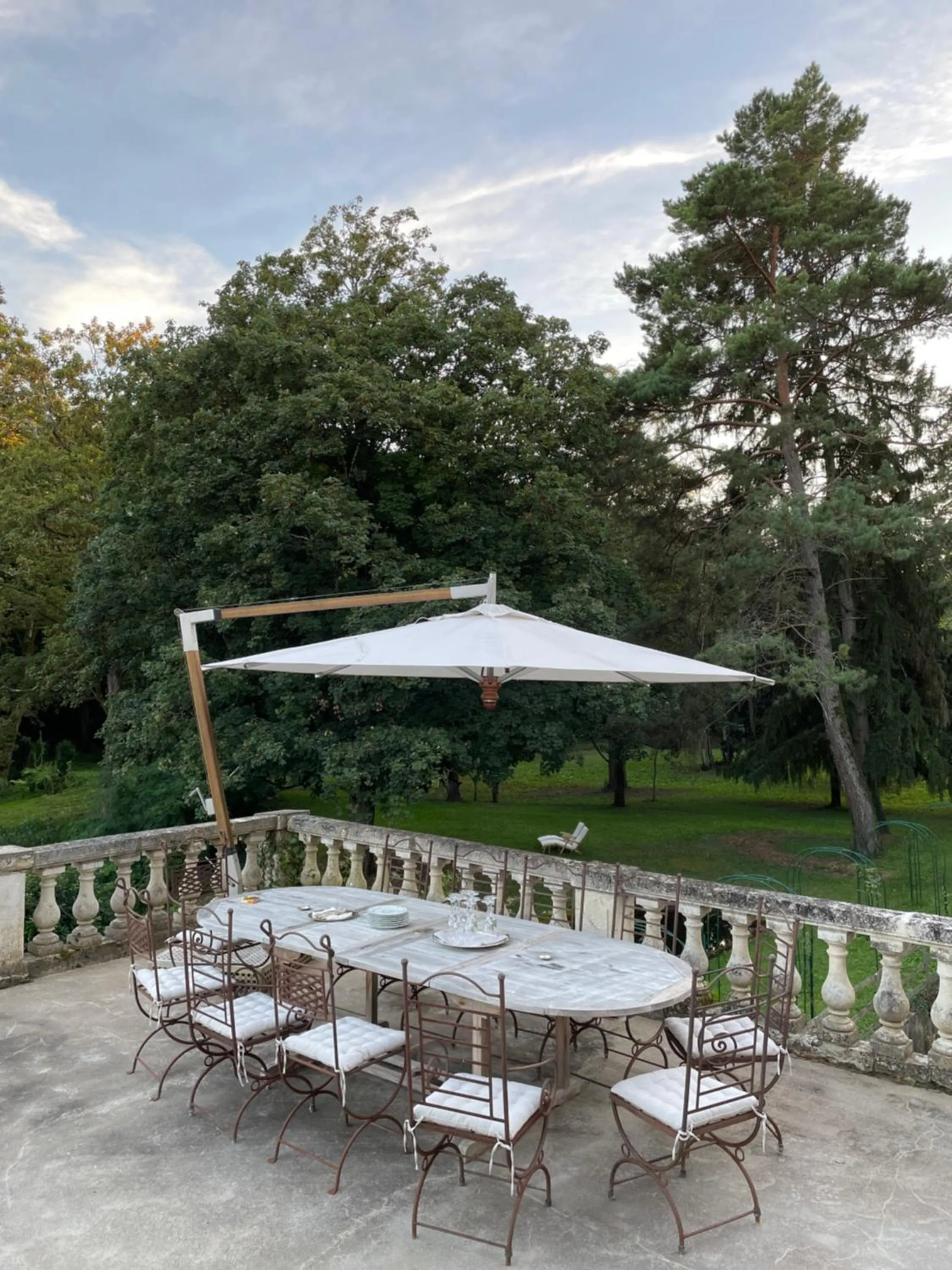 Patio in Château de la Huberdière