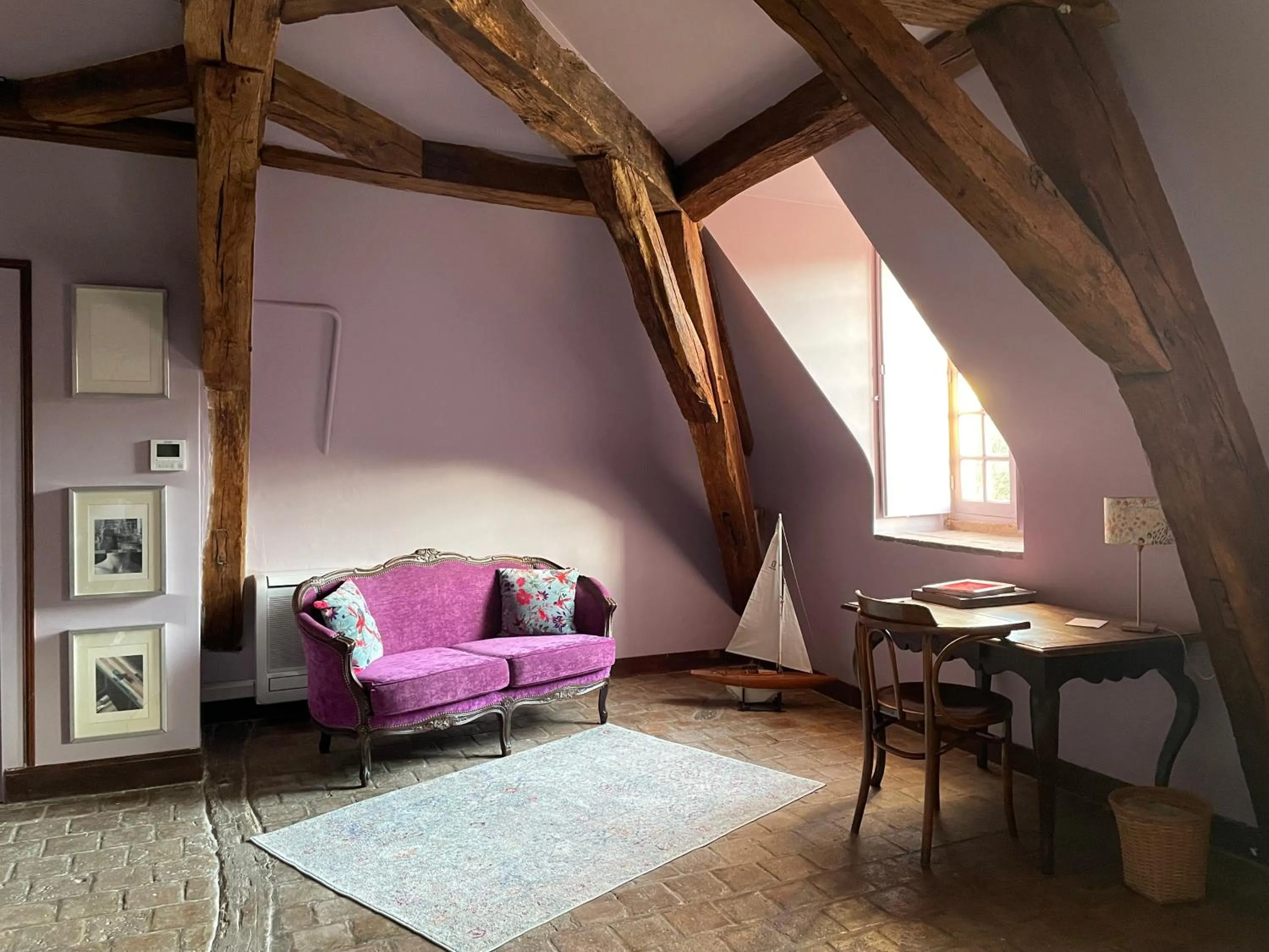 Decorative detail in Château de la Huberdière