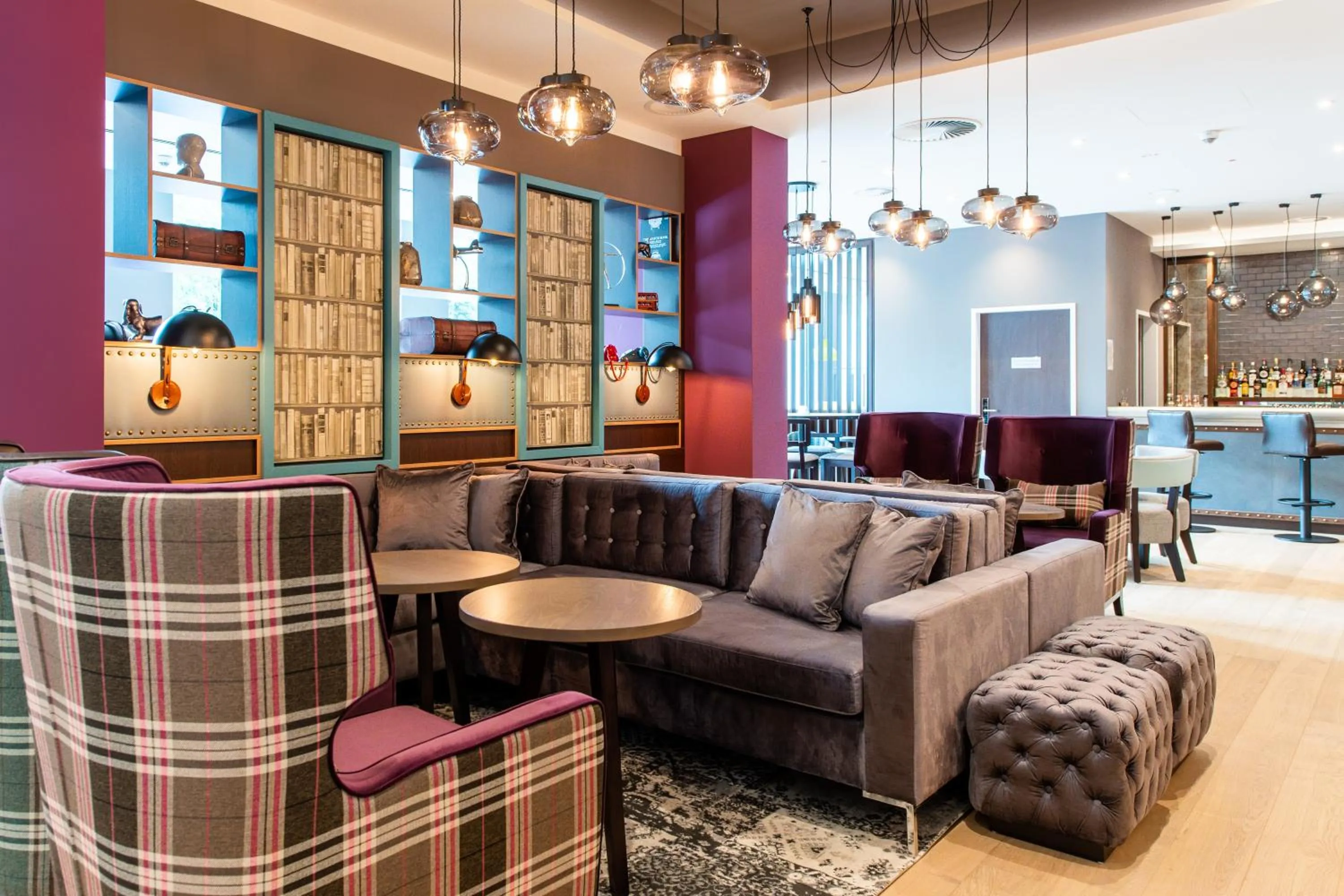 Seating area in Premier Inn Leipzig City Oper