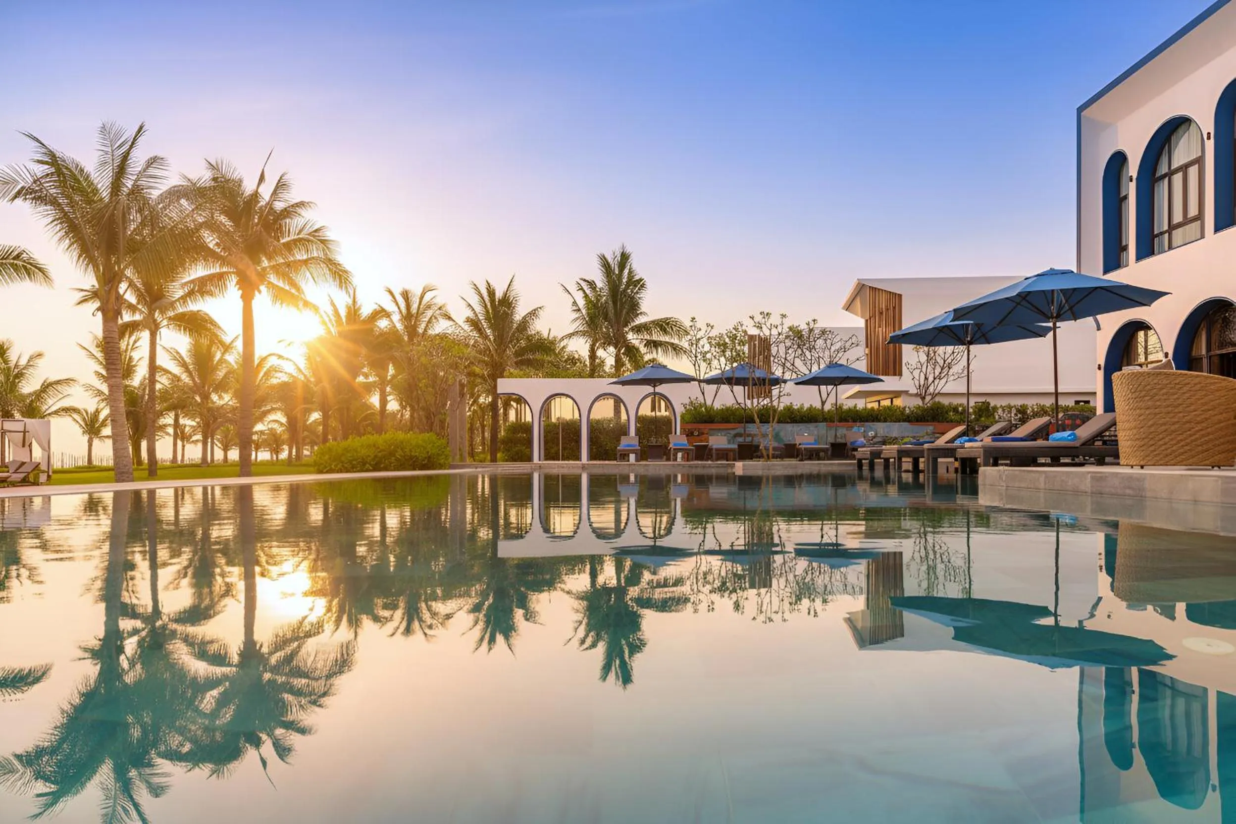 Swimming pool in Wyndham Hoi An Royal Beachfront Resort & Villas