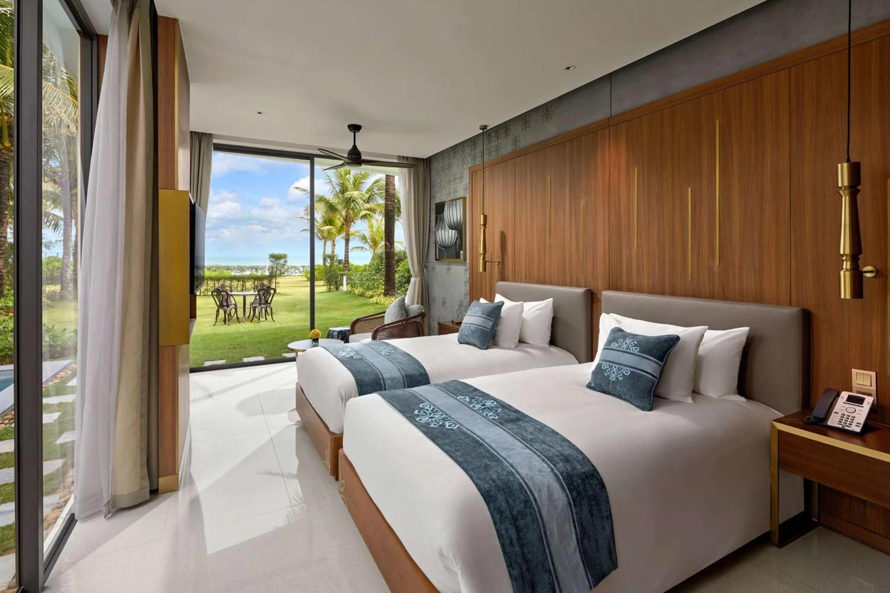 Photo of the whole room, Bed in Wyndham Hoi An Royal Beachfront Resort & Villas