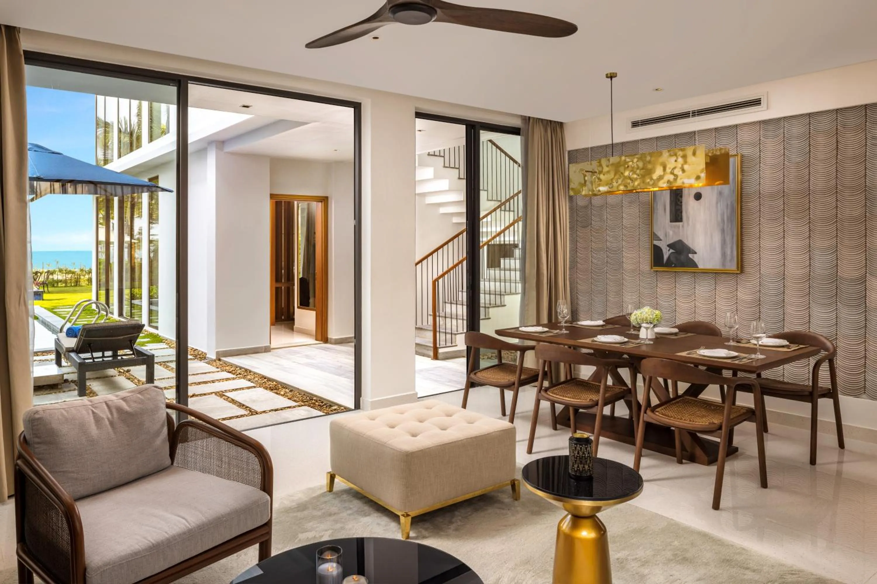 Living room in Wyndham Hoi An Royal Beachfront Resort & Villas