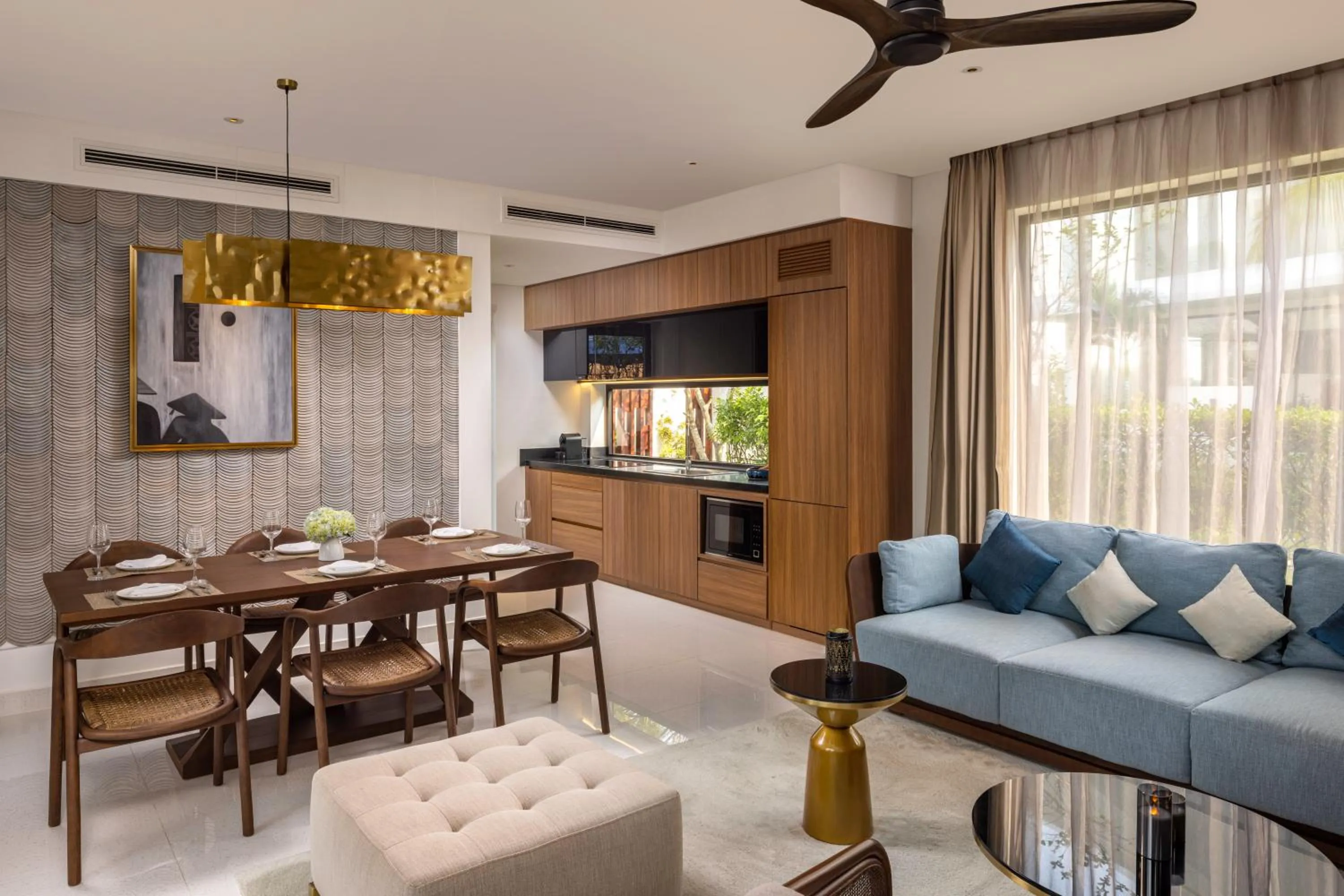 Kitchen or kitchenette in Wyndham Hoi An Royal Beachfront Resort & Villas