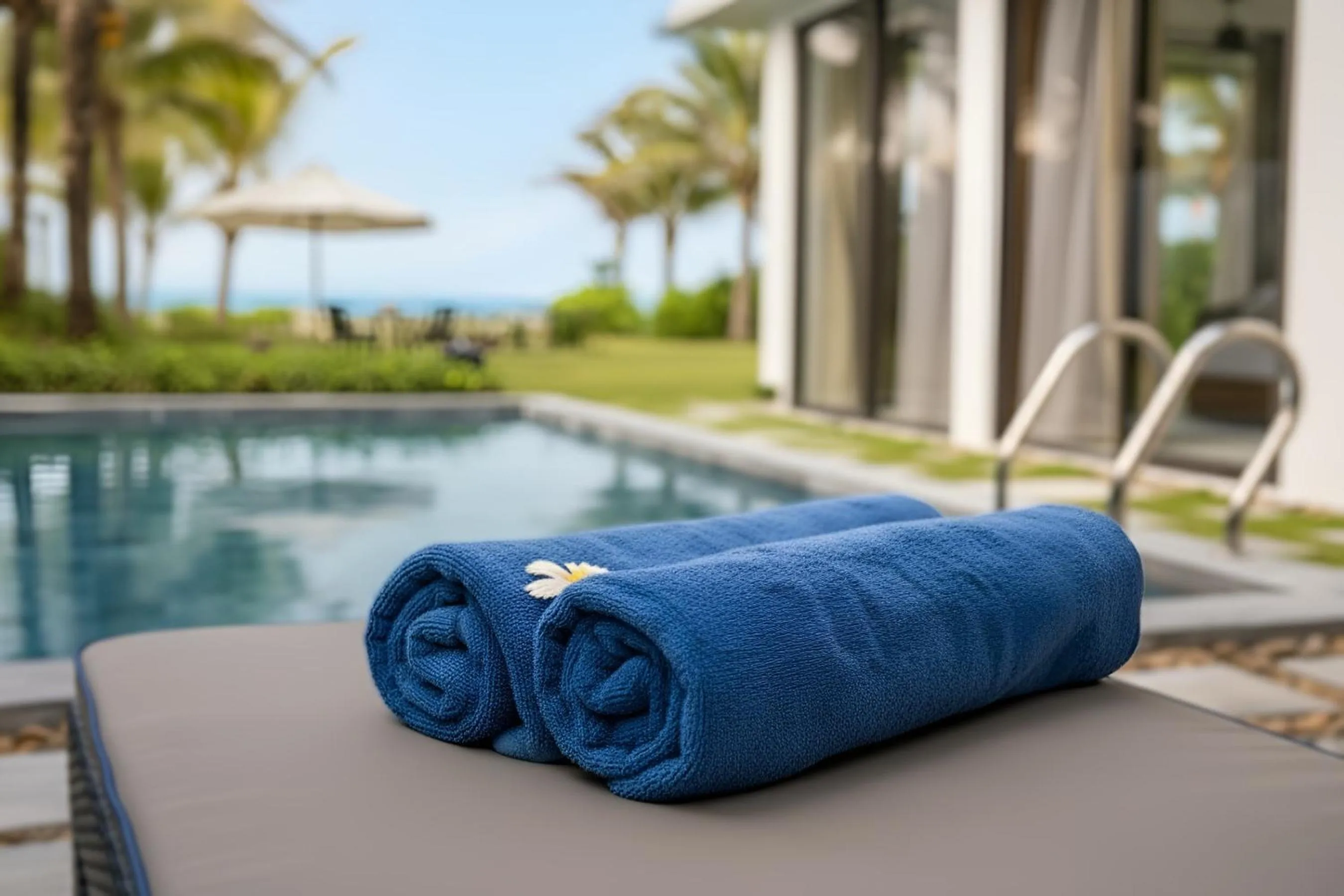 Pool view in Wyndham Hoi An Royal Beachfront Resort & Villas