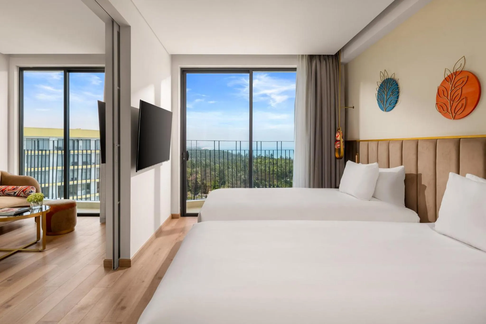 Bed in Wyndham Hoi An Royal Beachfront Resort & Villas