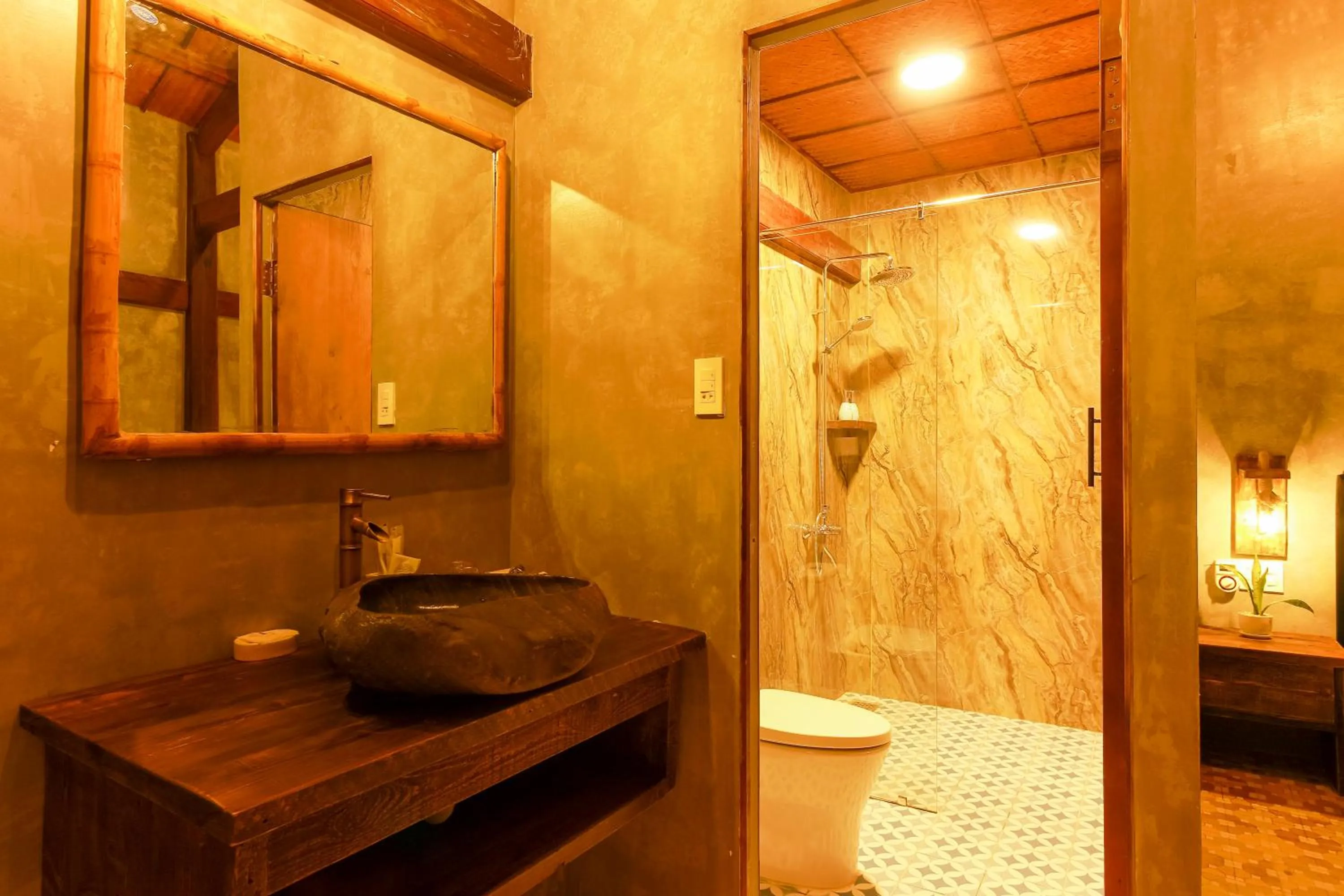 Bathroom in Winhouse An Bang Boutique Inn & Lounge