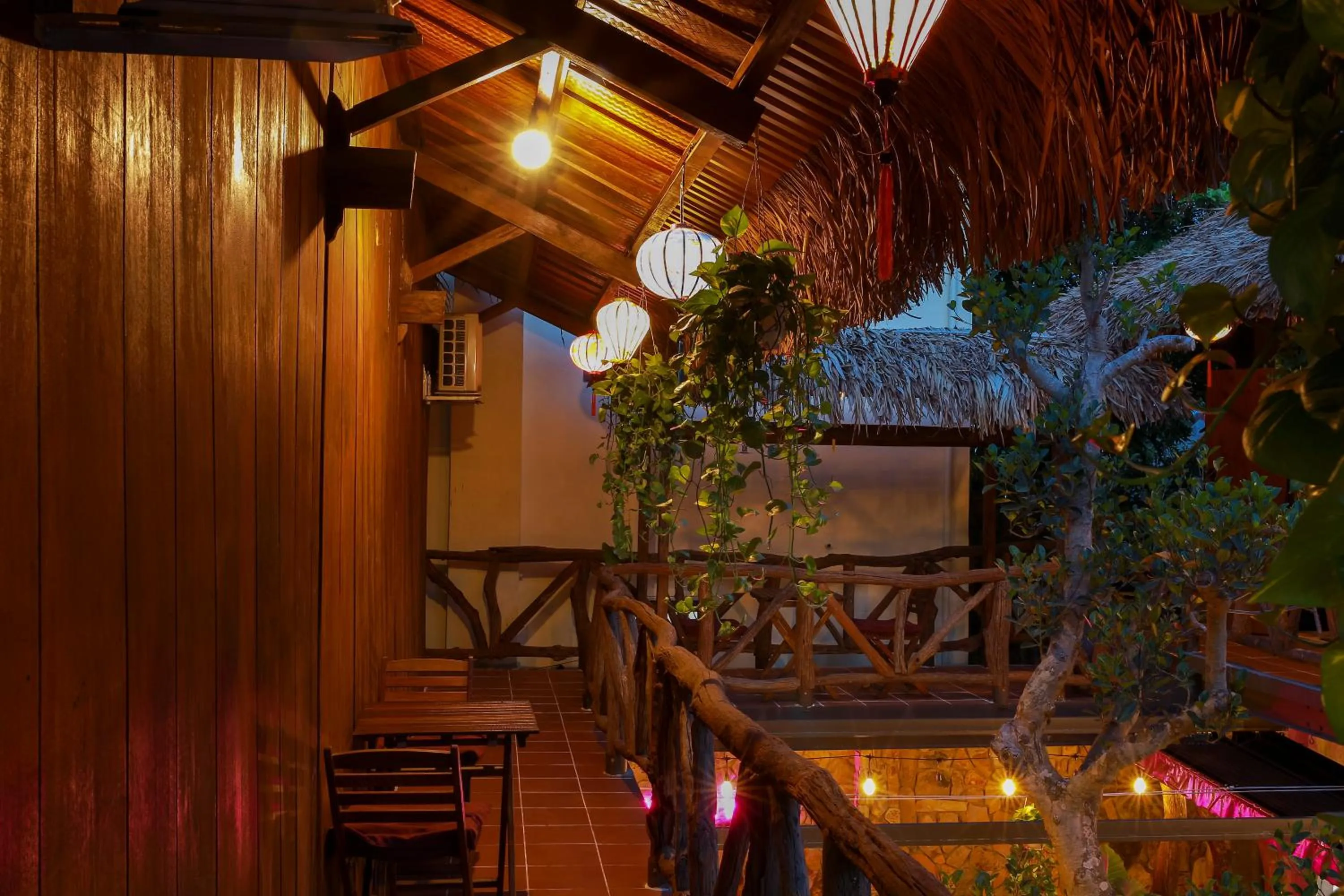 Balcony/Terrace in Winhouse An Bang Boutique Inn & Lounge