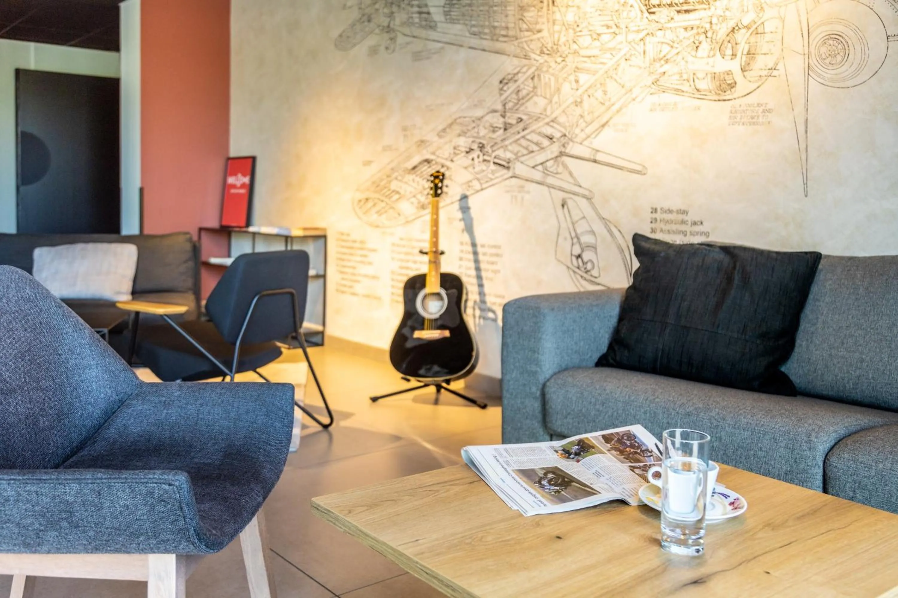 Living room in Ibis Marseille Marignane Technopole