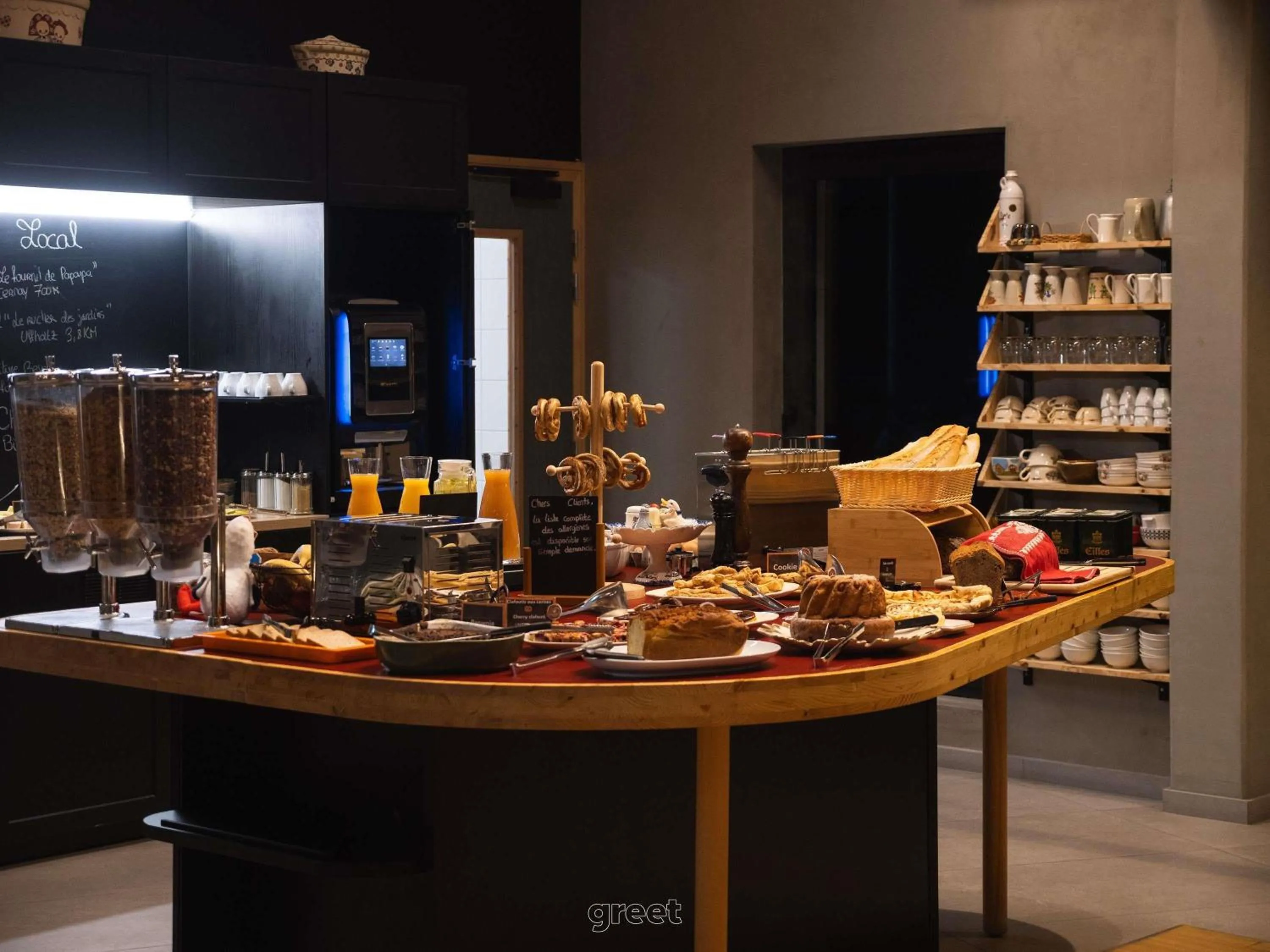 Breakfast in greet hotel Cernay Mulhouse