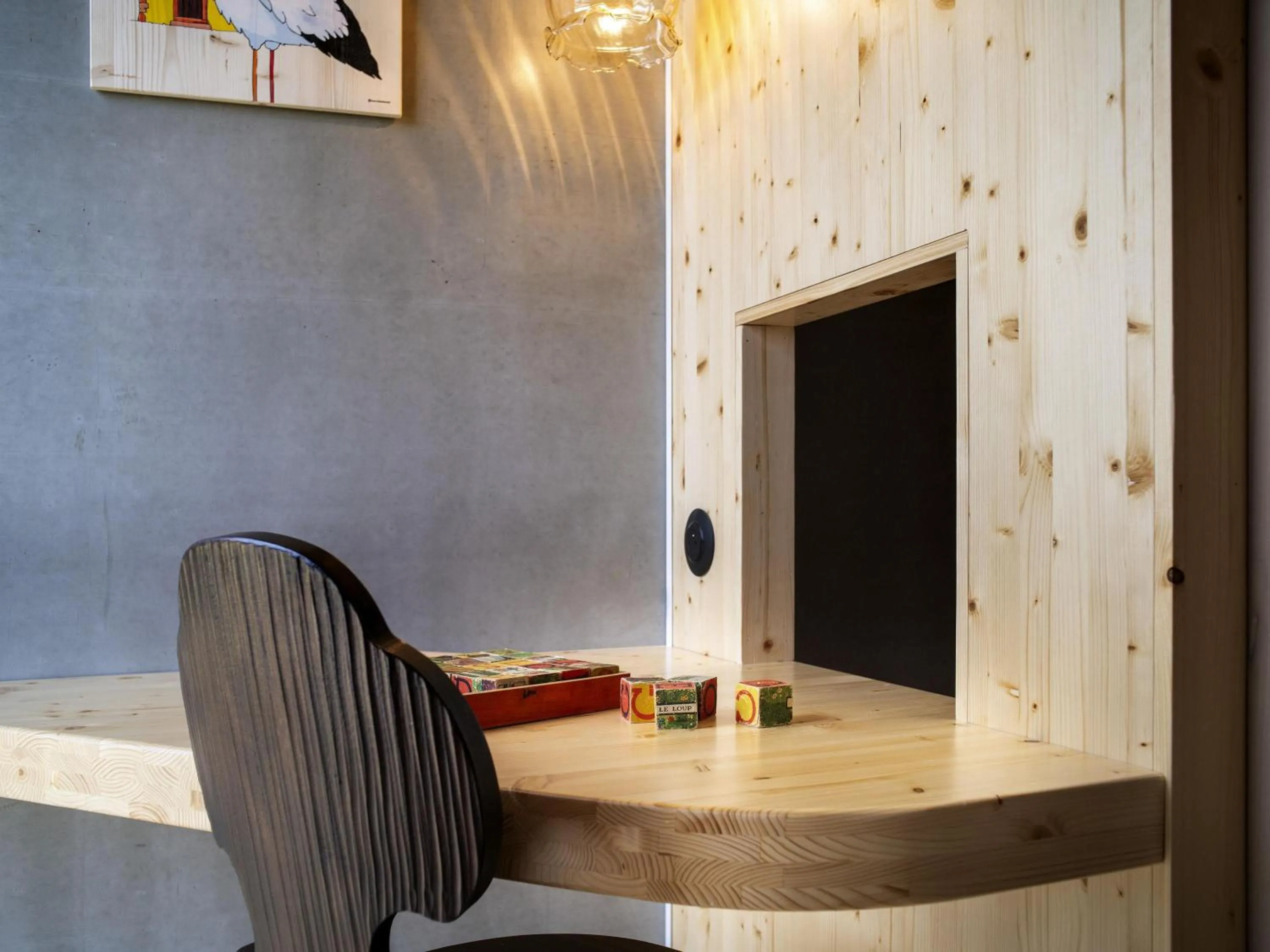 Bedroom in greet hotel Cernay Mulhouse