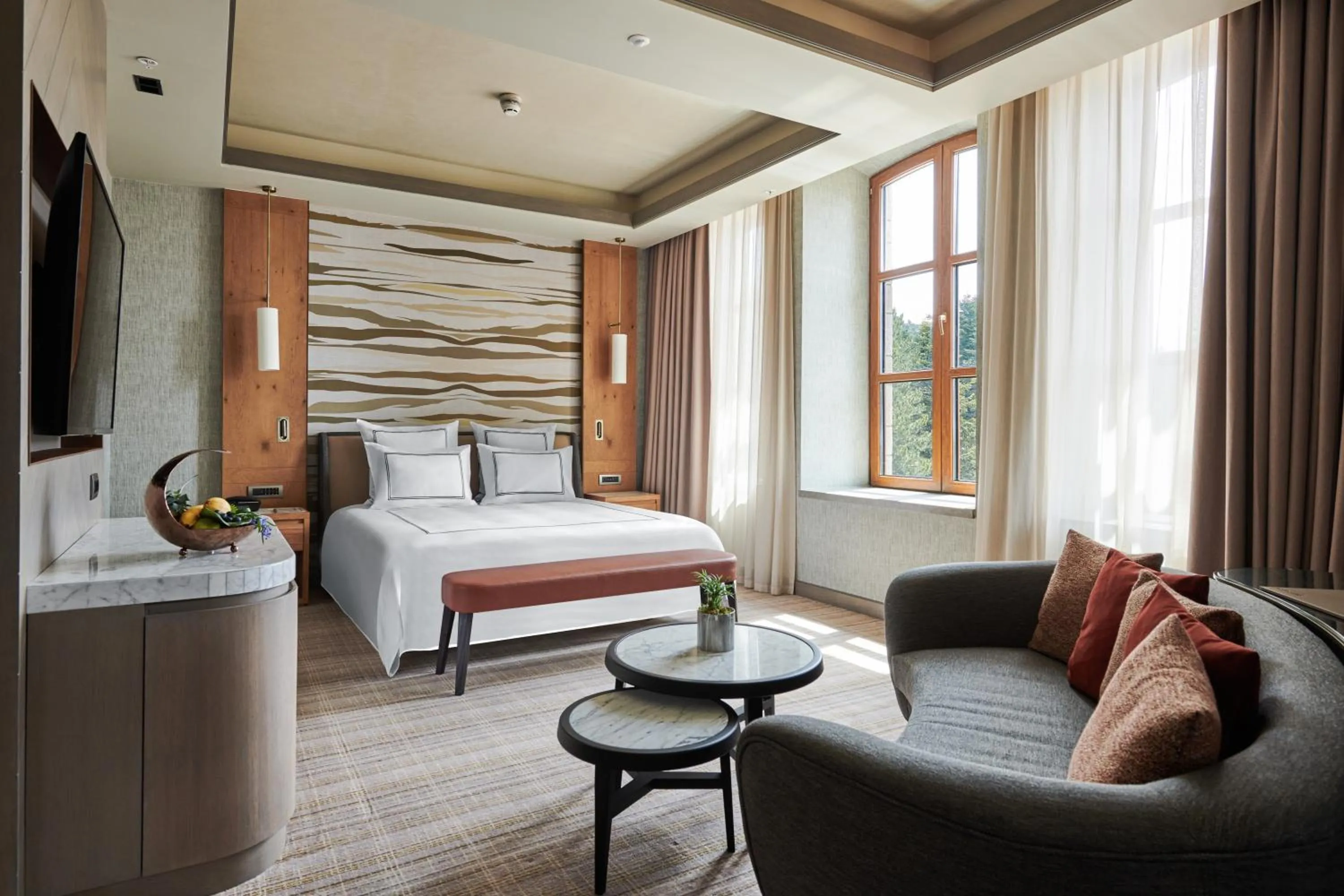 Bed in Swissotel Uludag Bursa