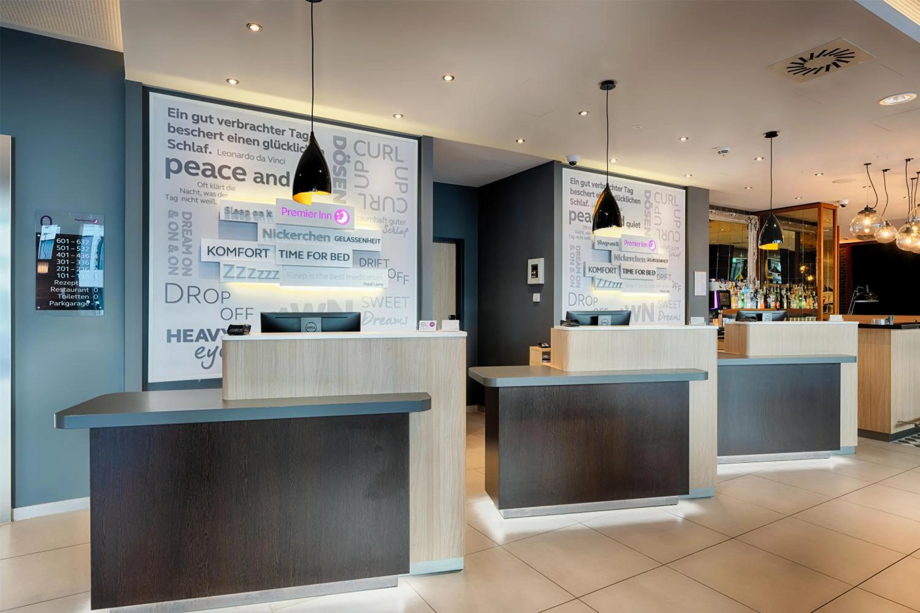 Lobby or reception in Premier Inn Leipzig City Hahnekamm