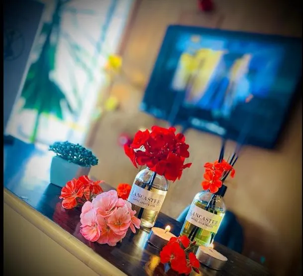 Lobby or reception in LANCASTER HOTEL APARTMENTS DAHIET ALRASHEED