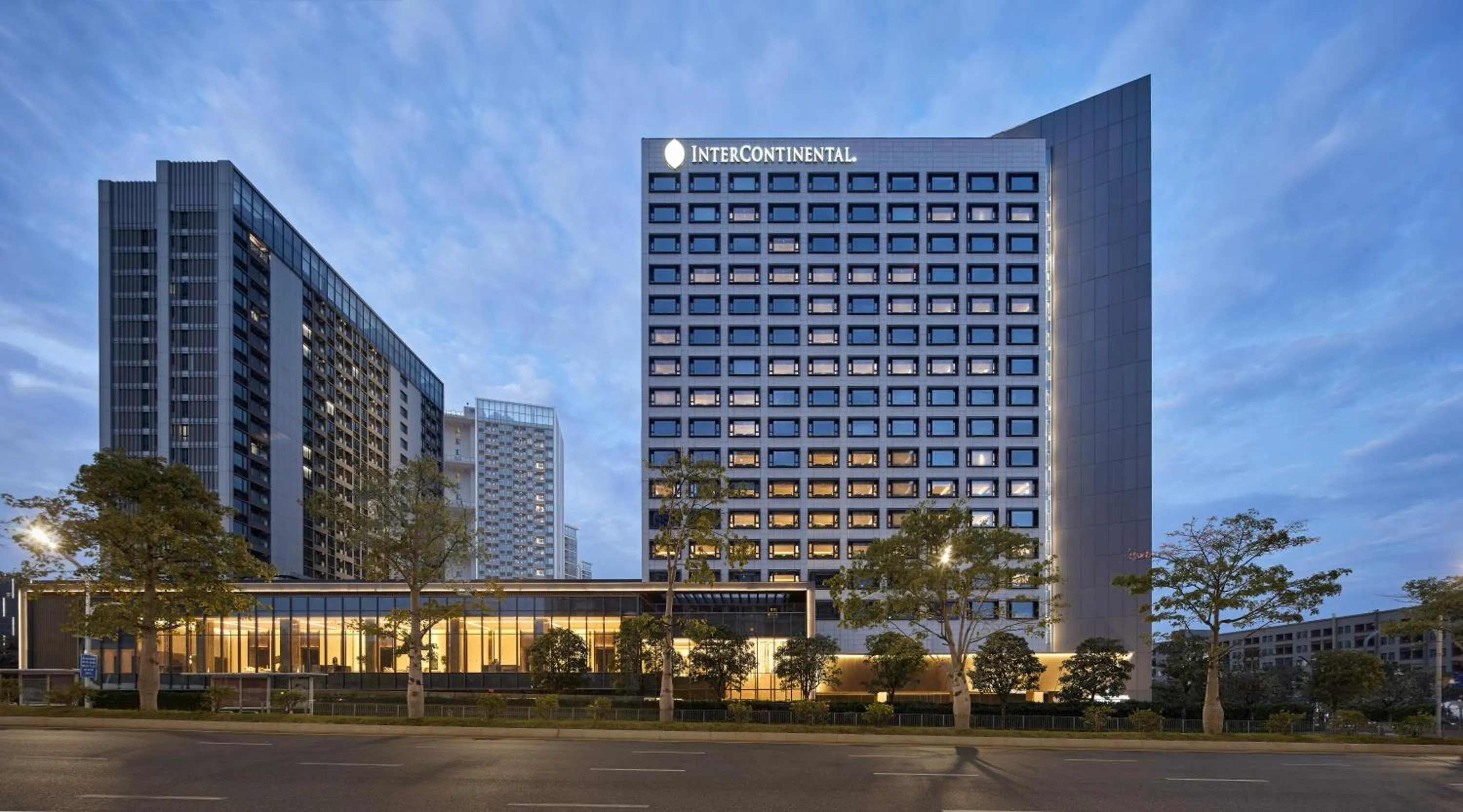 Property building in InterContinental Shenzhen WECC by IHG
