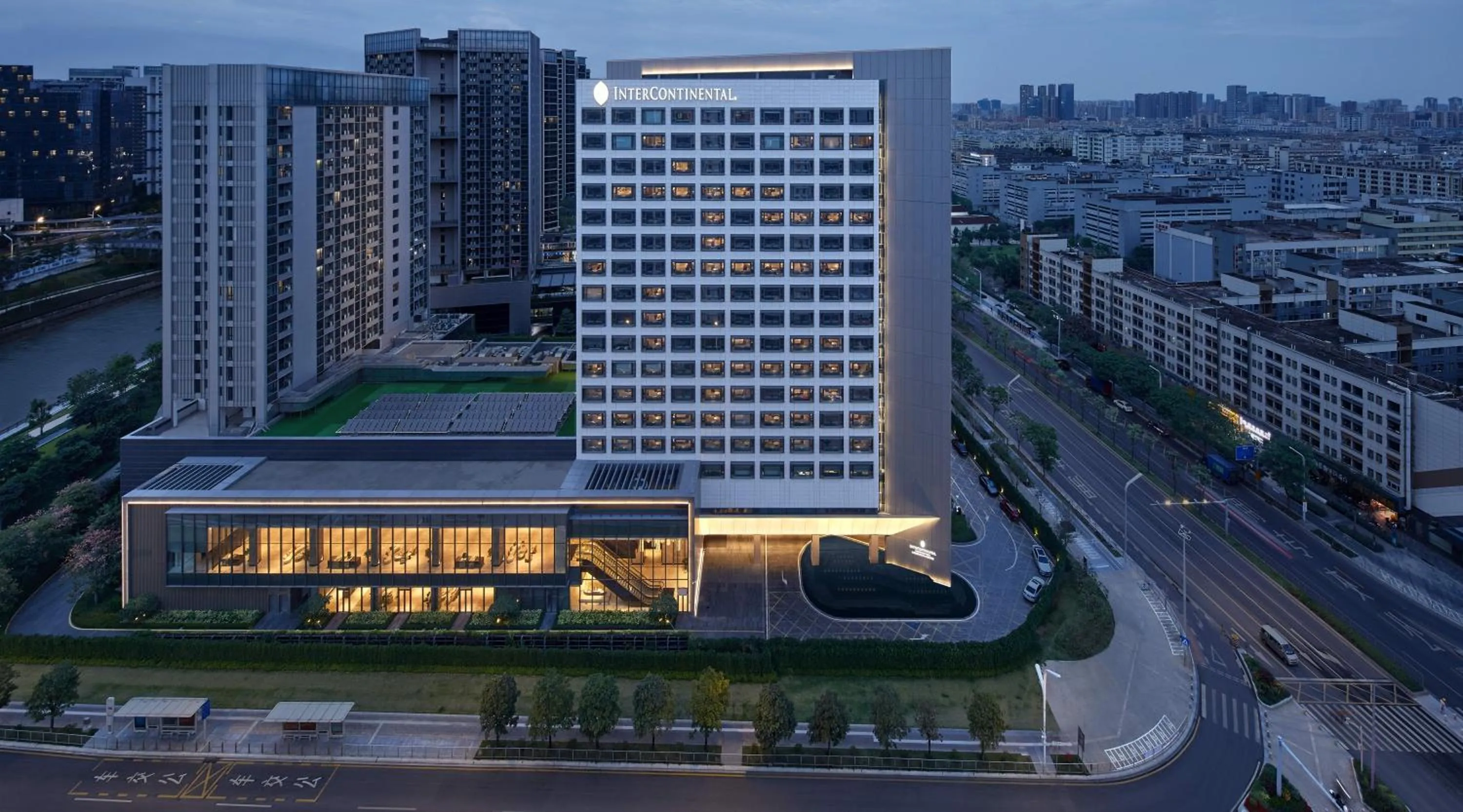Property building in InterContinental Shenzhen WECC by IHG