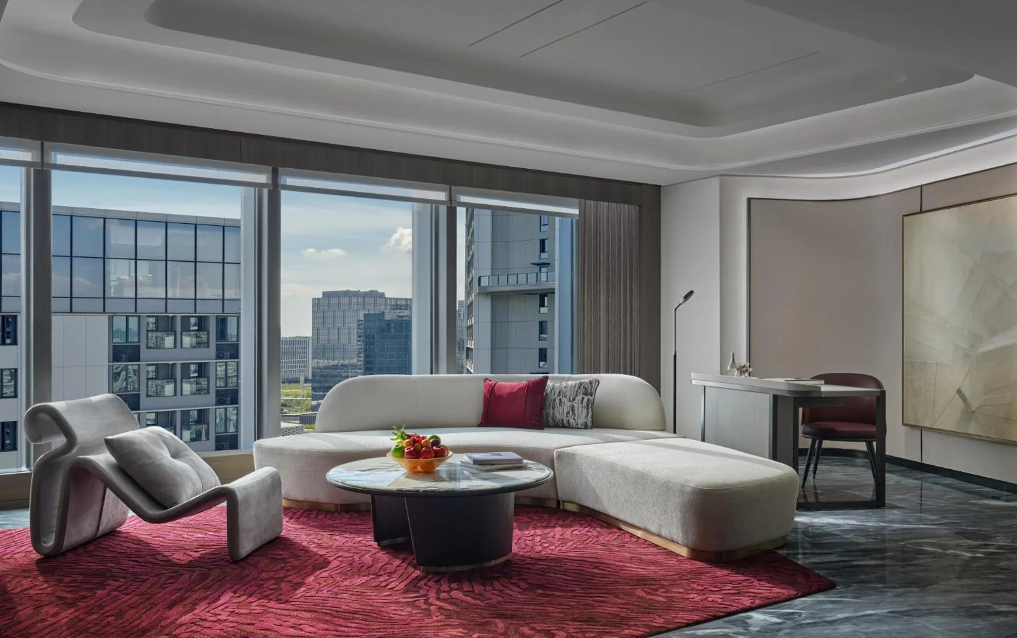 Living room in InterContinental Shenzhen WECC by IHG