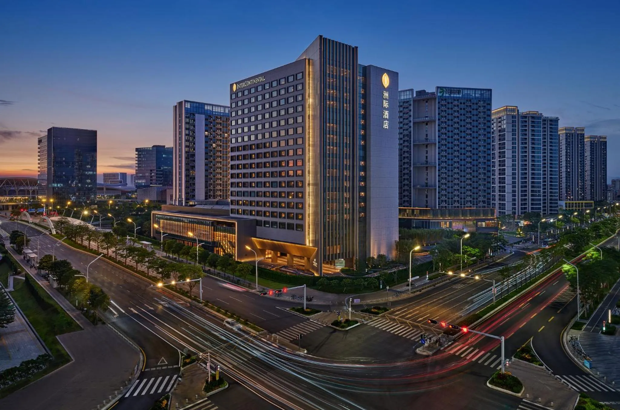 Property building in InterContinental Shenzhen WECC by IHG