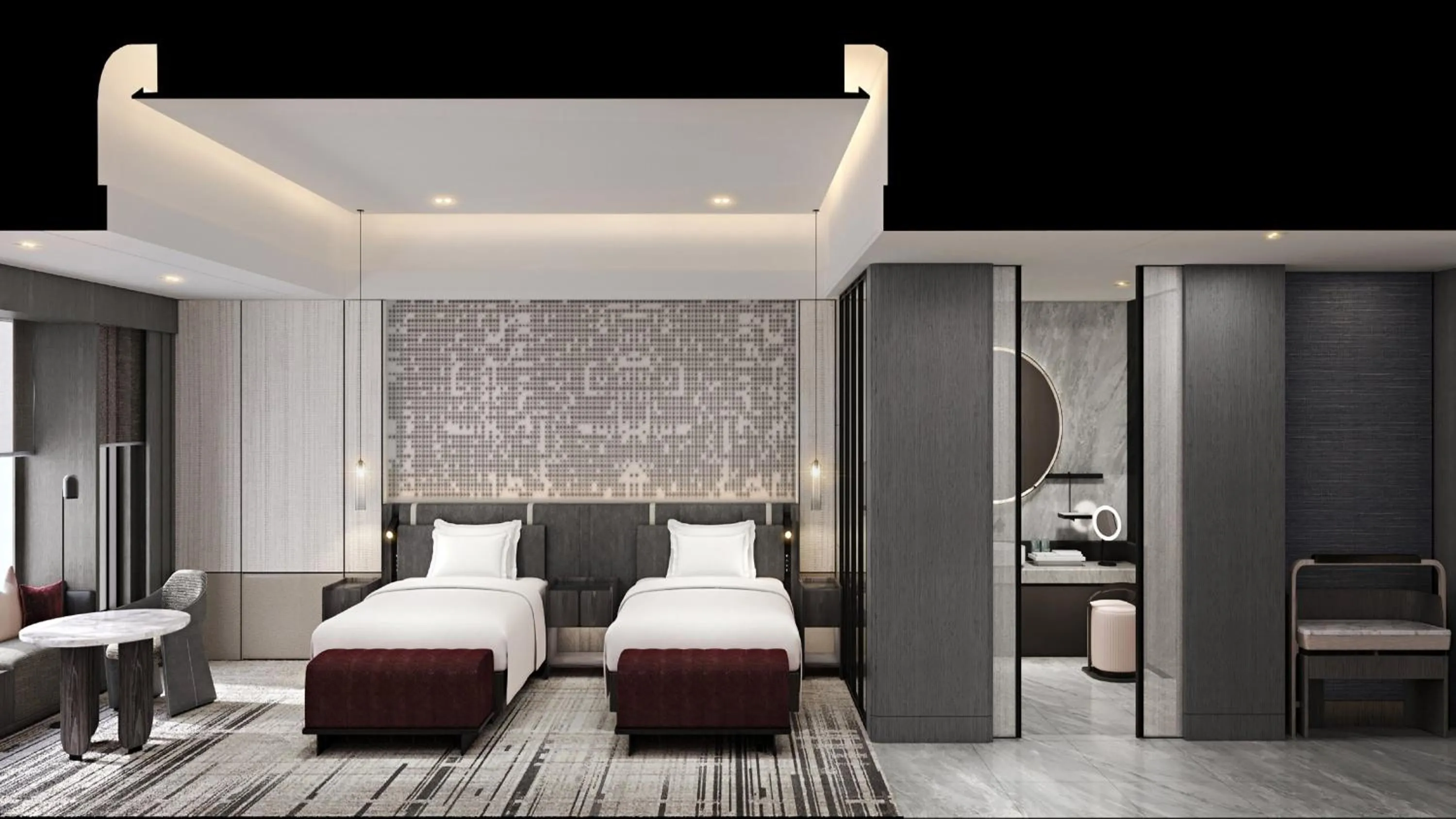 Photo of the whole room, Bed in InterContinental Shenzhen WECC by IHG