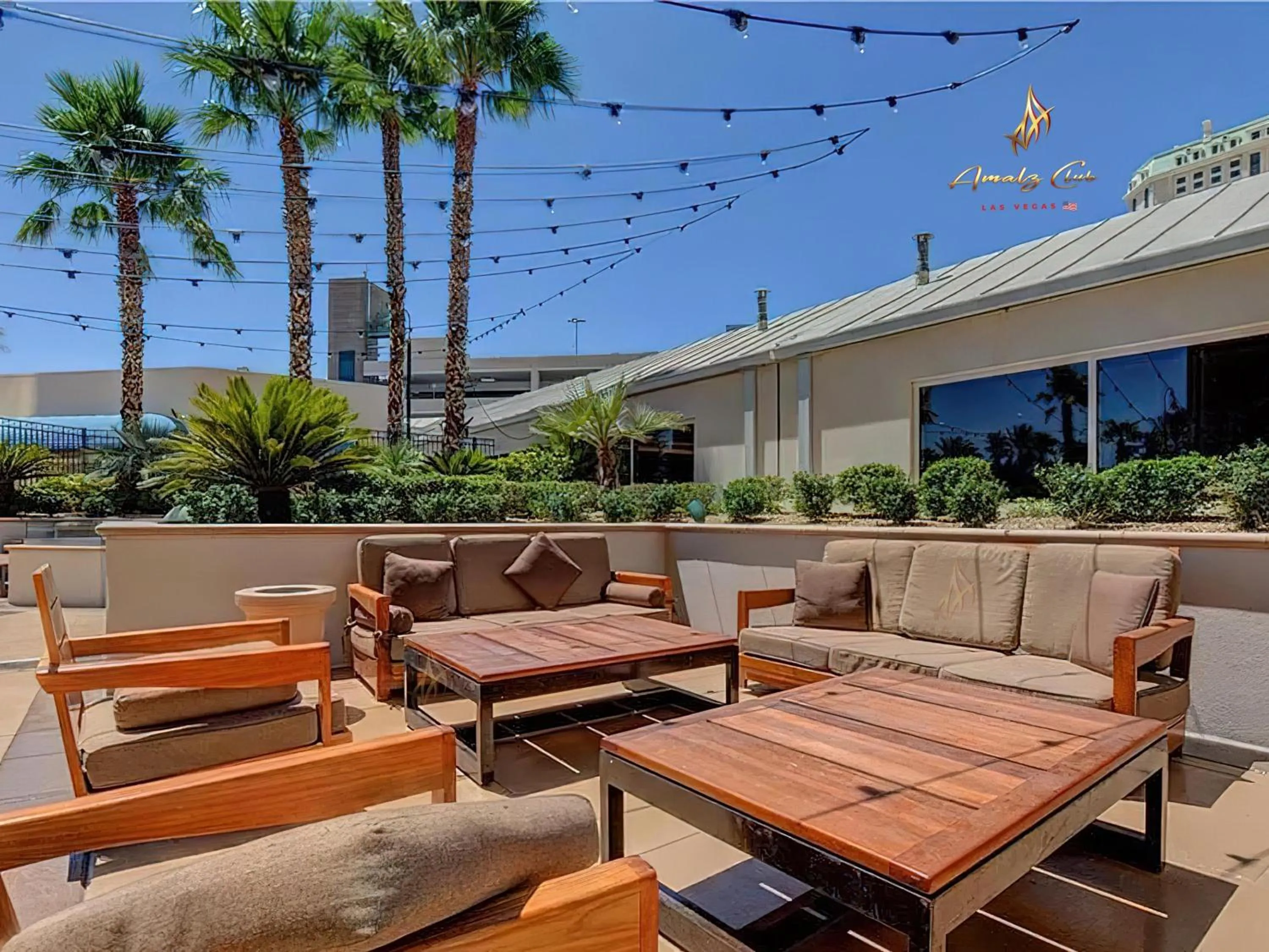 Seating area in Amalz Suites Collection at MGM Signature !