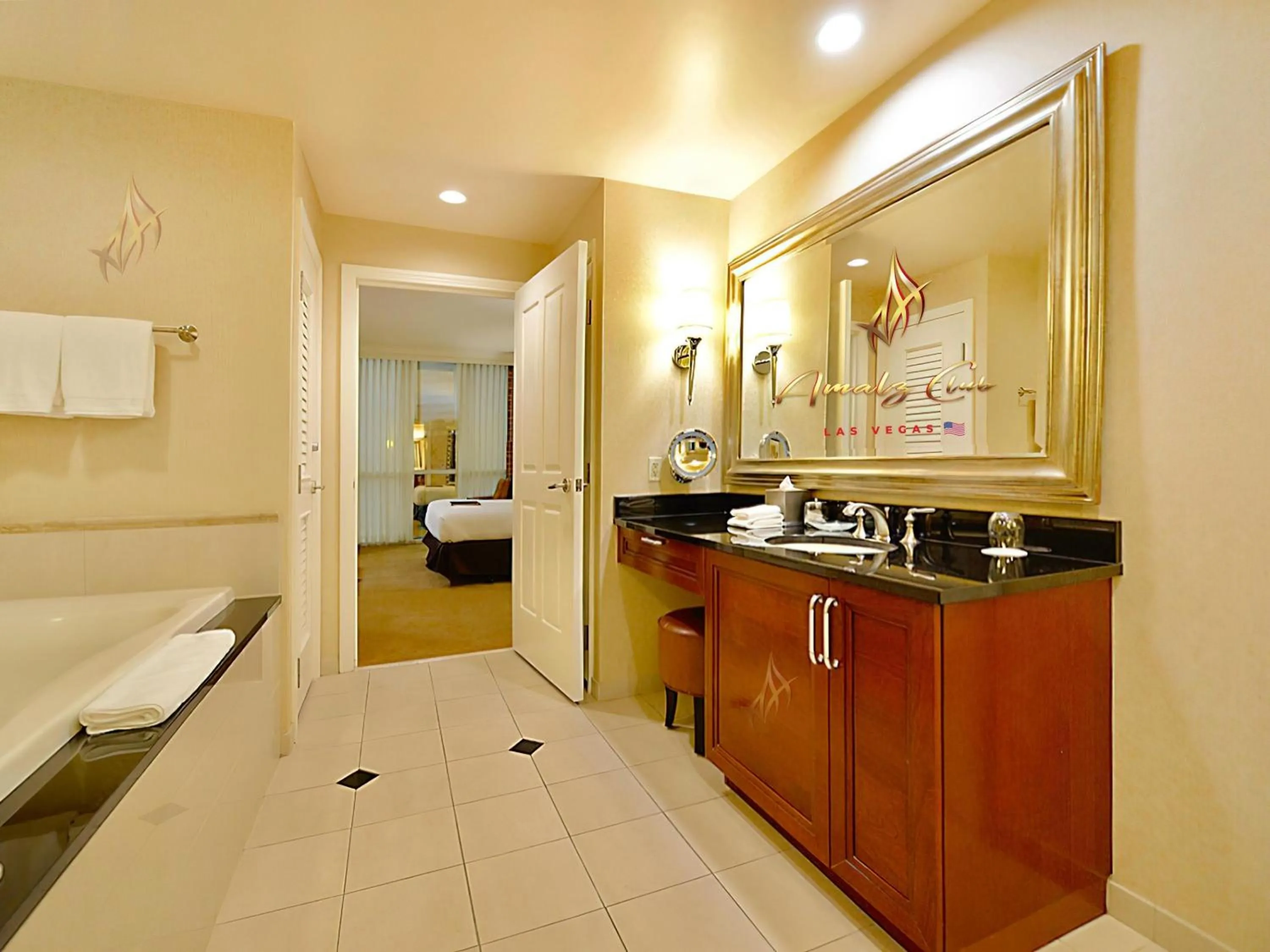Bathroom in Amalz Suites Collection at MGM Signature !