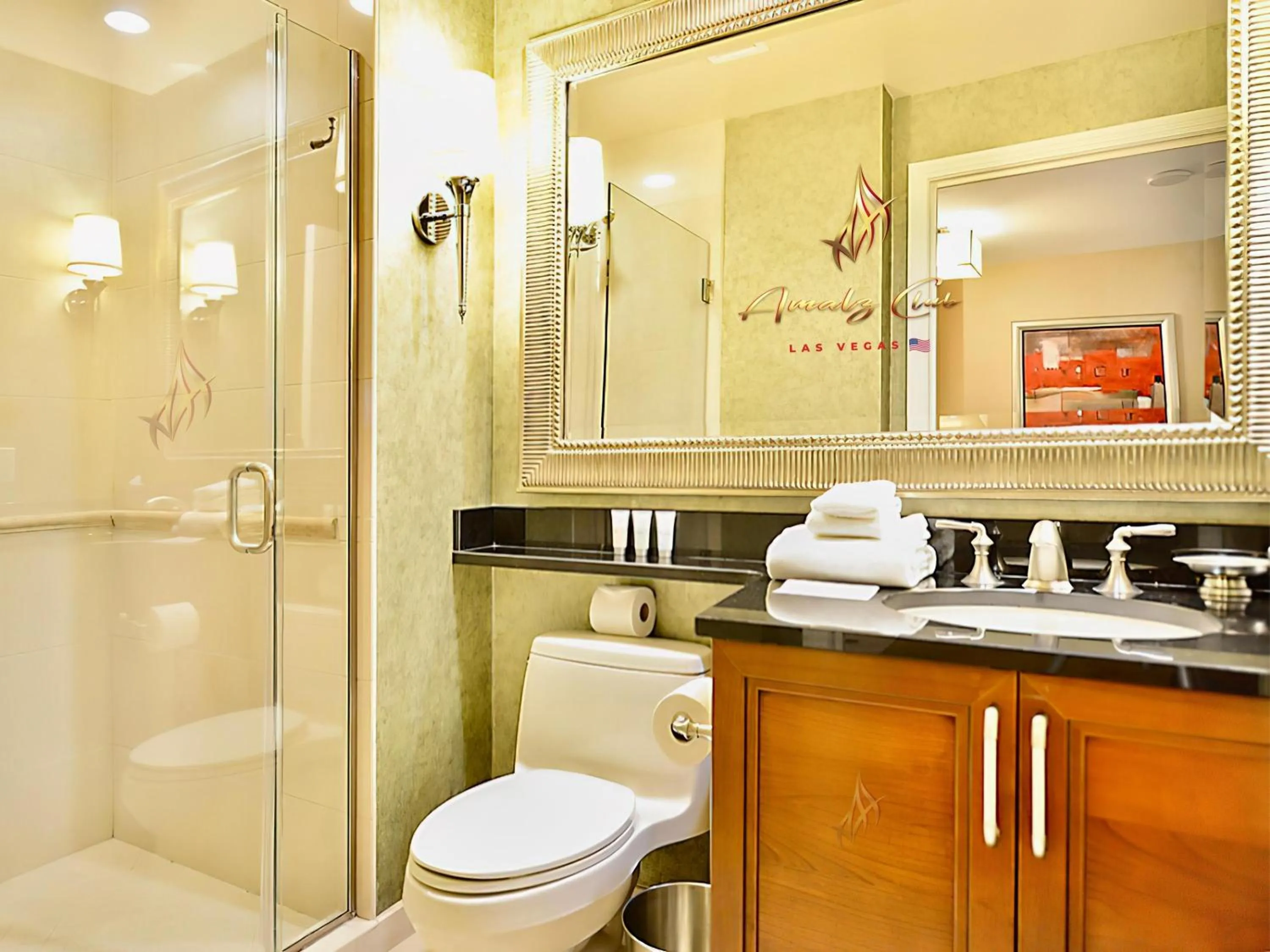Shower in Amalz Suites Collection at MGM Signature !