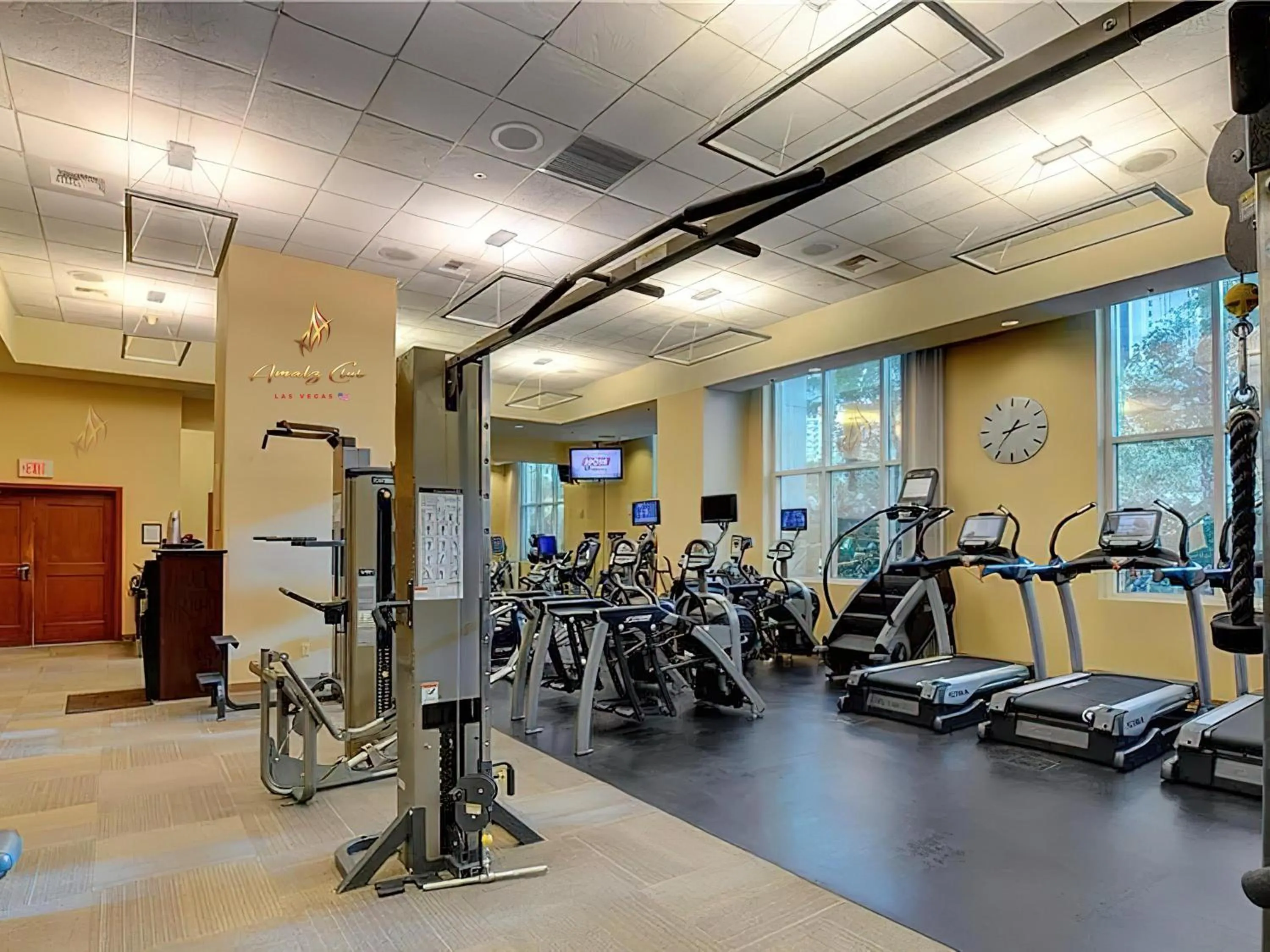 Fitness centre/facilities in Amalz Suites Collection at MGM Signature !