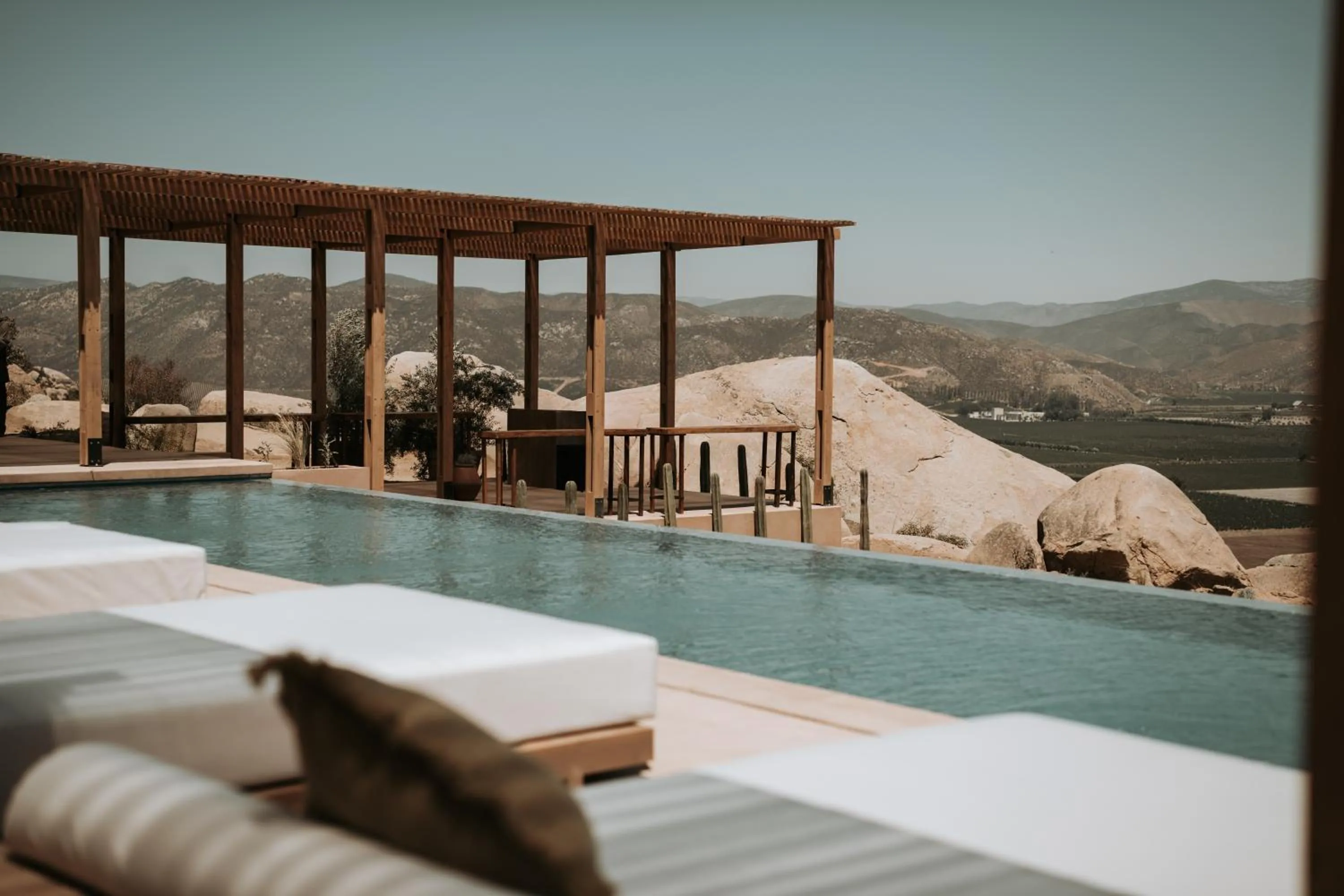 Swimming pool in MIRA Earth Studios