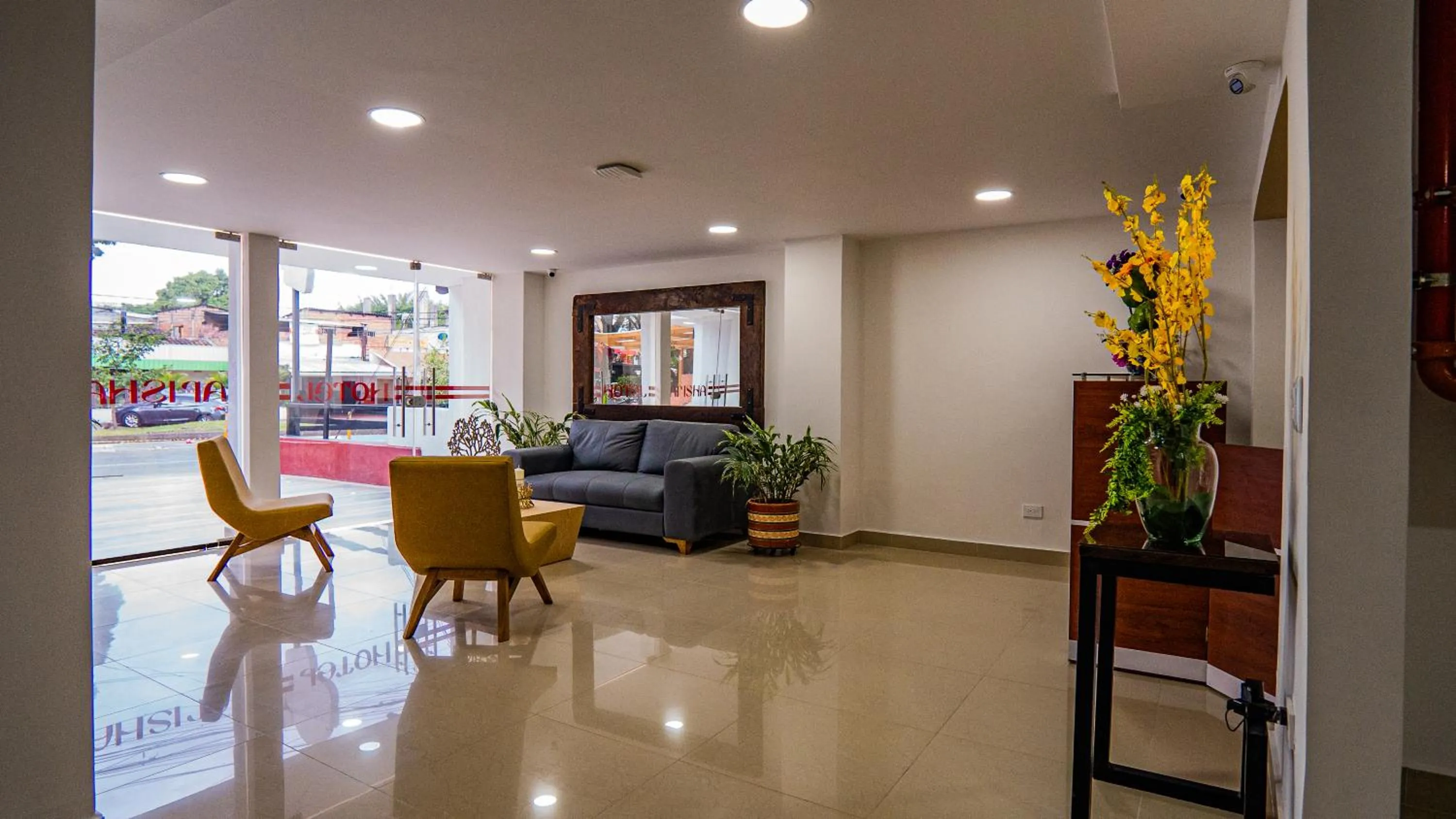 Living room in Hotel Arisha Cali