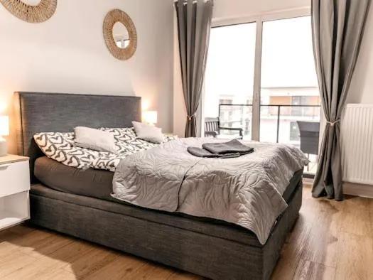 Bed in Bridge Apartments&Spa apartament LILKA