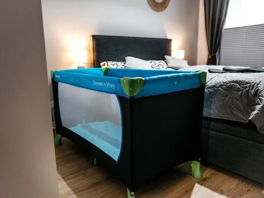Bed in Bridge Apartments&Spa apartament LILKA