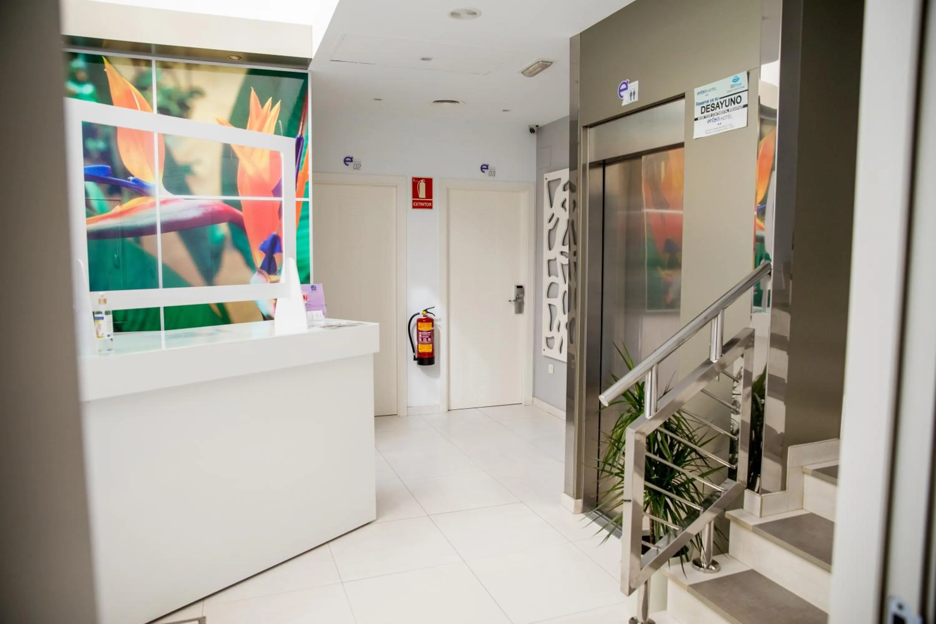 Lobby or reception in Apartahotel Énfasis-Group