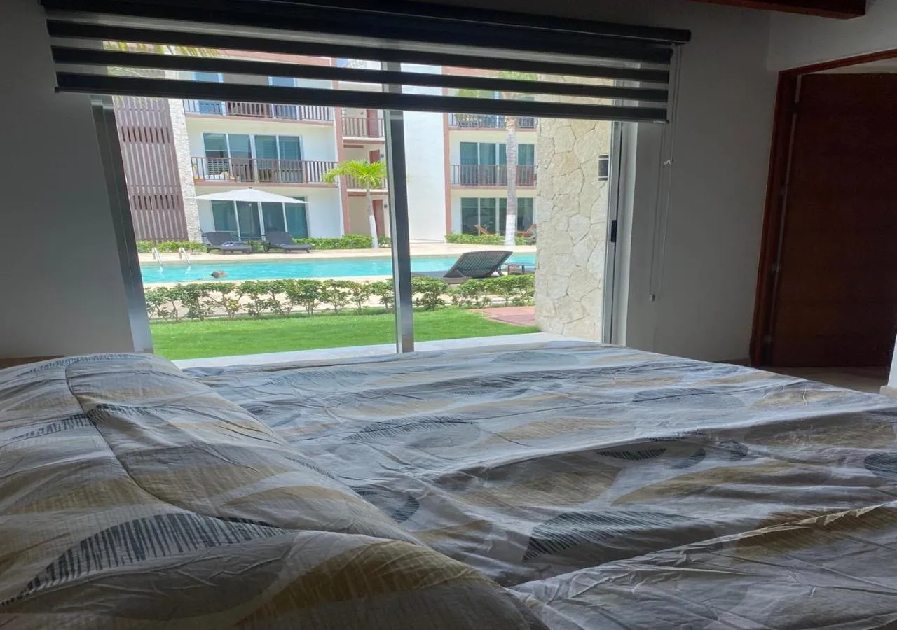 Bed in Departamento Xhelin Maya, exclusivo en Playa del Carmen, Quintana Roo