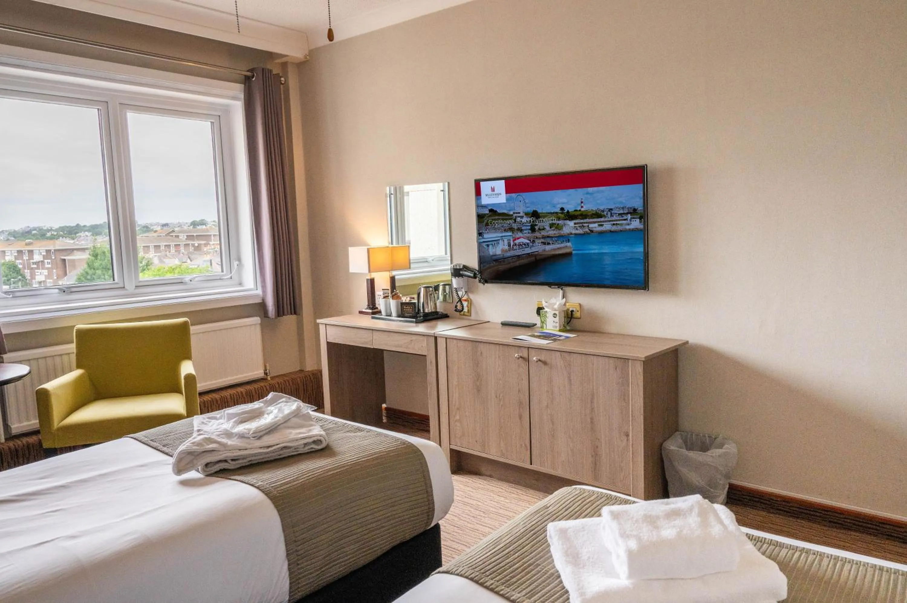 Bedroom, Bed in Copthorne Hotel Plymouth