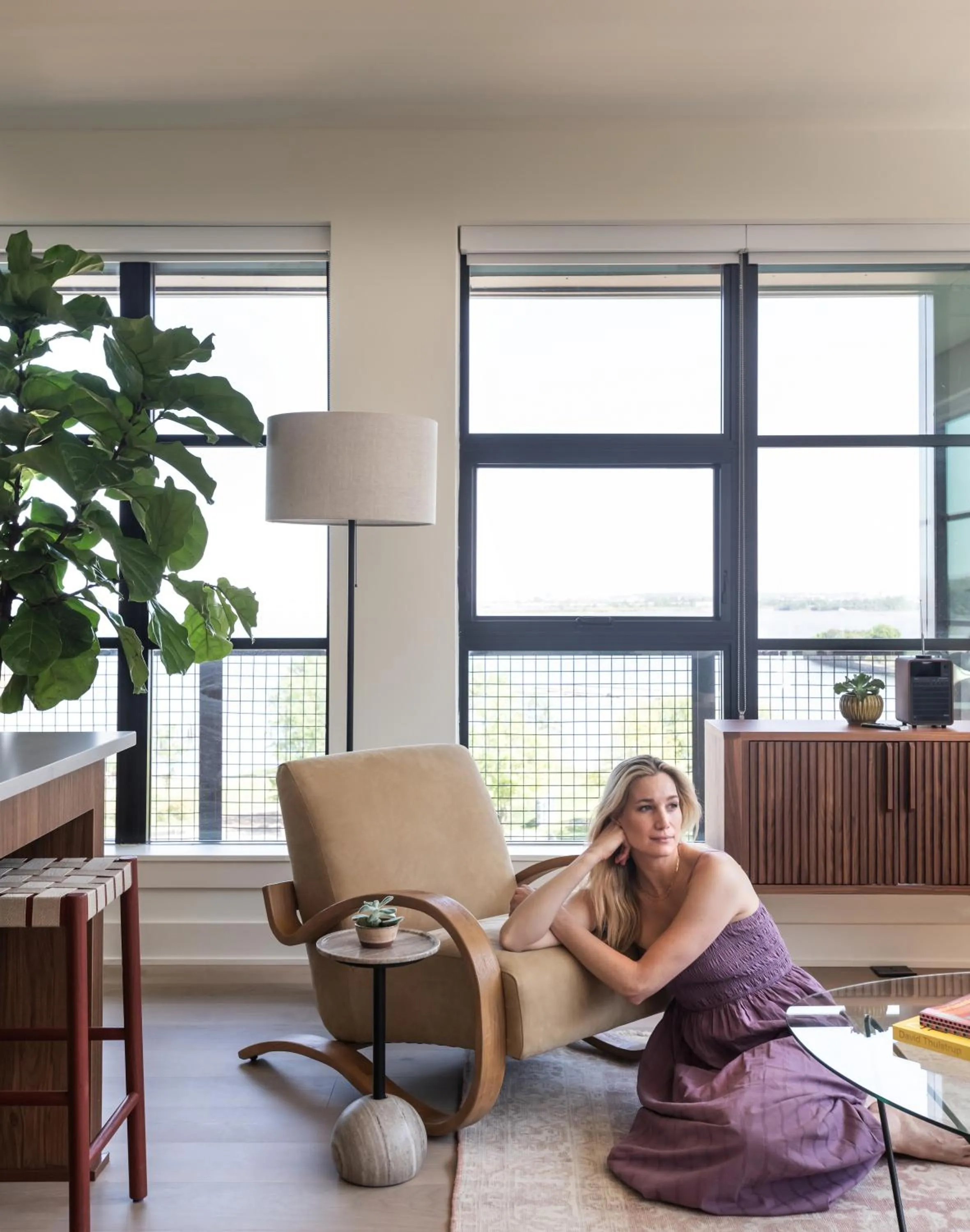 Living room in Roost Baltimore