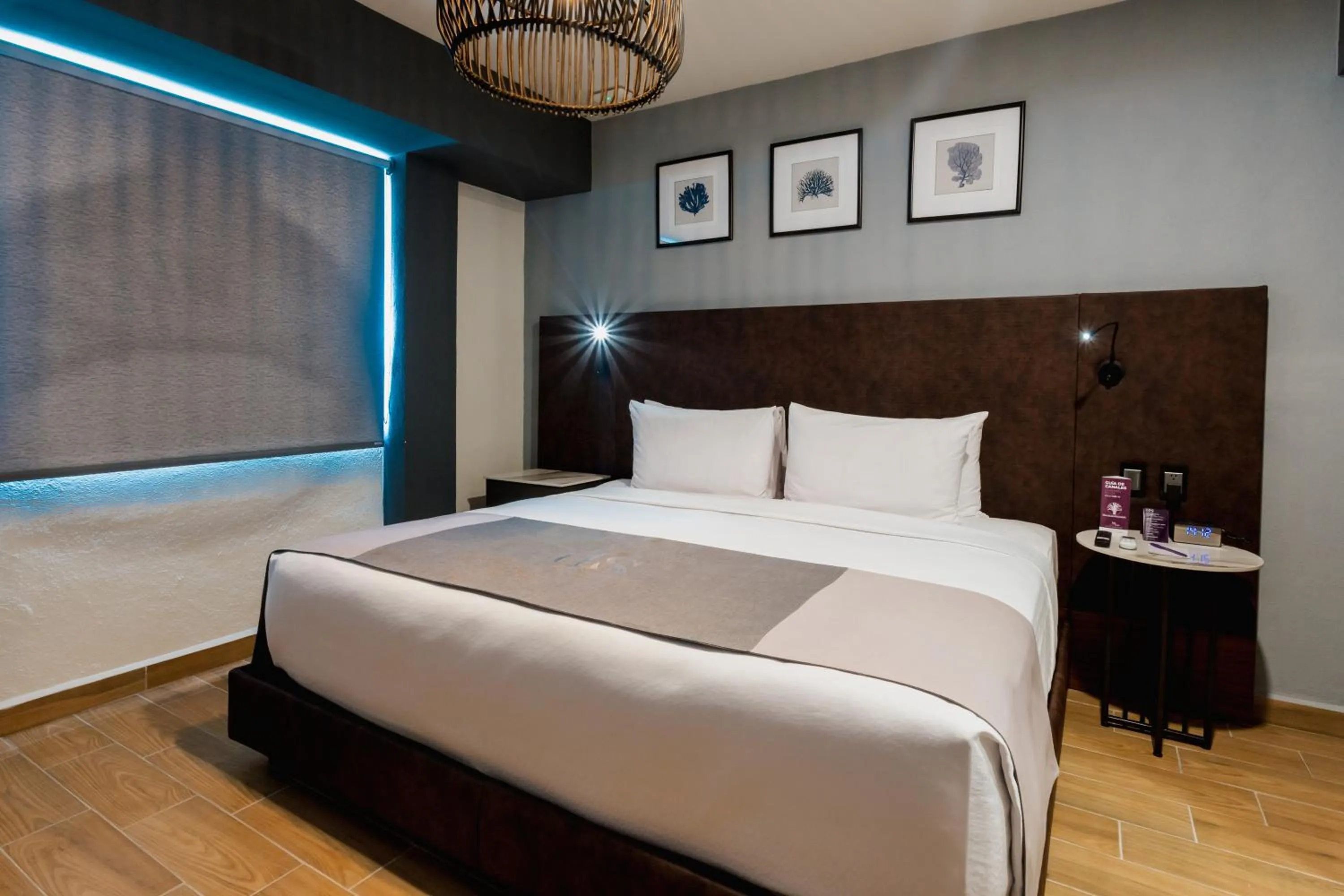 Bed in HS HOTSSON Acapulco Villas