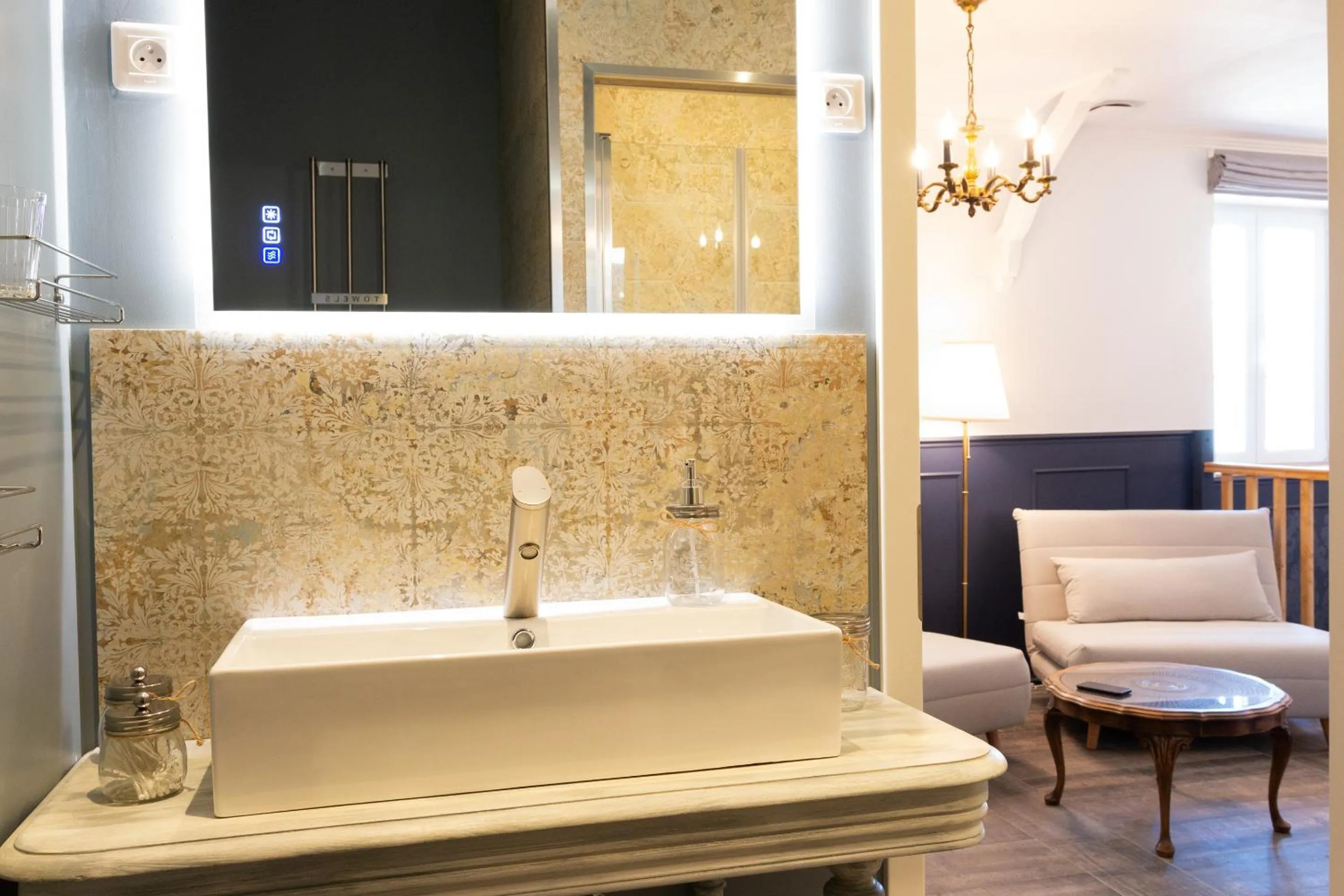 Bathroom in Domaine La Grange Ungersheim - Chambres d'Hôtes L'Inspiration