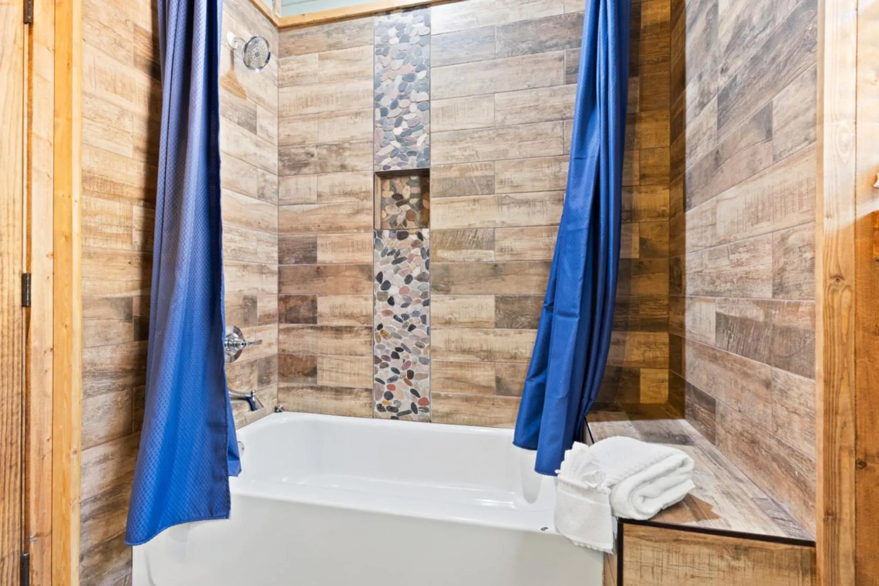 Bathroom in Luxe Mountain Pool Escape by Ghosal Luxury Lodging